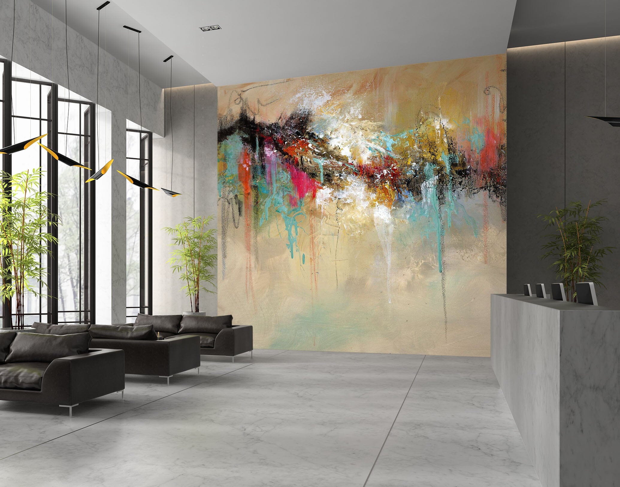 3D Color Graffiti 1404 Anne Farrall Doyle Wall Mural Wall Murals Wallpaper AJ Wallpaper 2