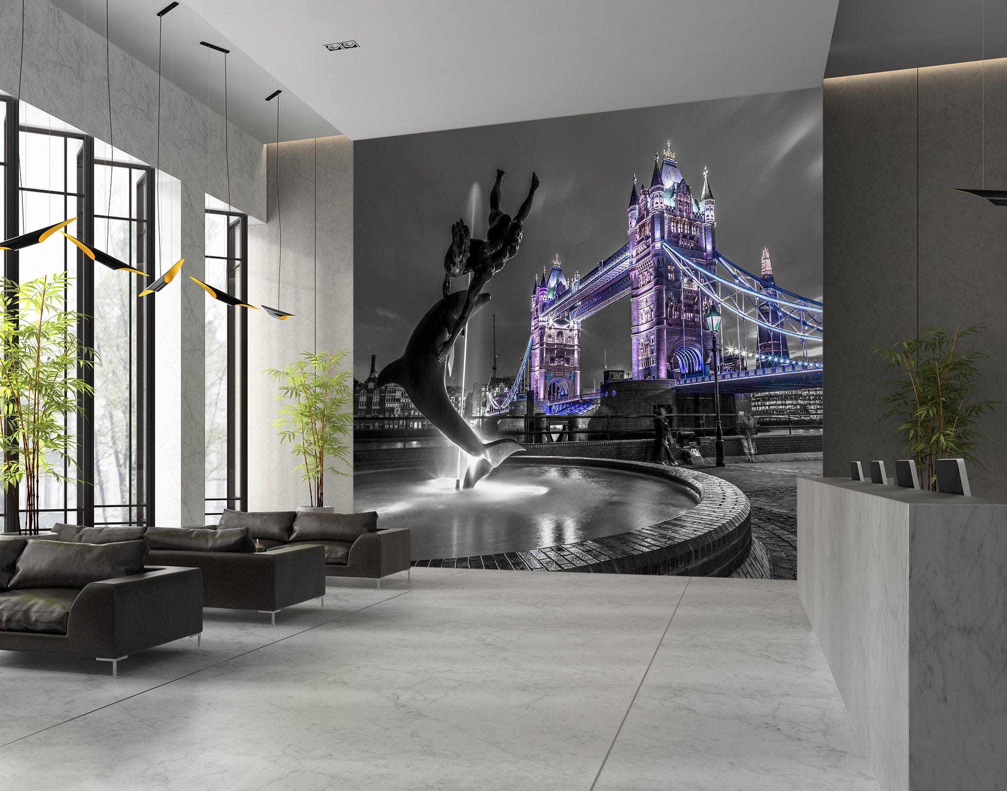 3D City Lights 1415 Assaf Frank Wall Mural Wall Murals Wallpaper AJ Wallpaper 2