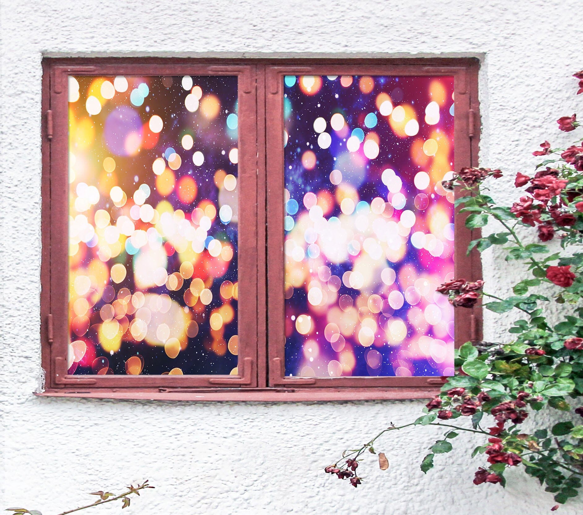 3D Beautiful Light 358 Window Film Print Sticker Cling Stained Glass UV Block Wallpaper AJ Wallpaper 2