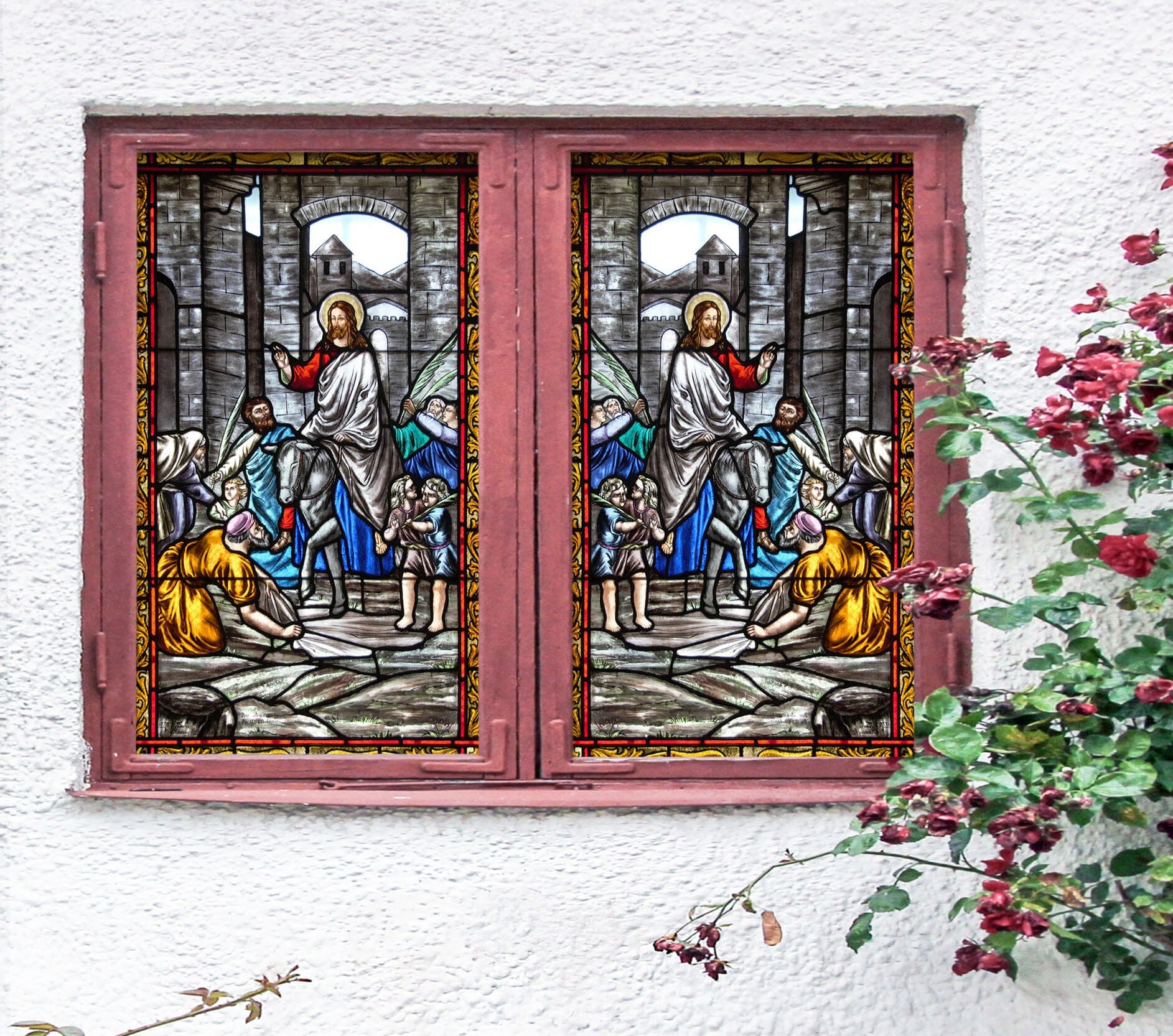 3D Royal Palace Horse 244 Window Film Print Sticker Cling Stained Glass UV Block Wallpaper AJ Wallpaper 2