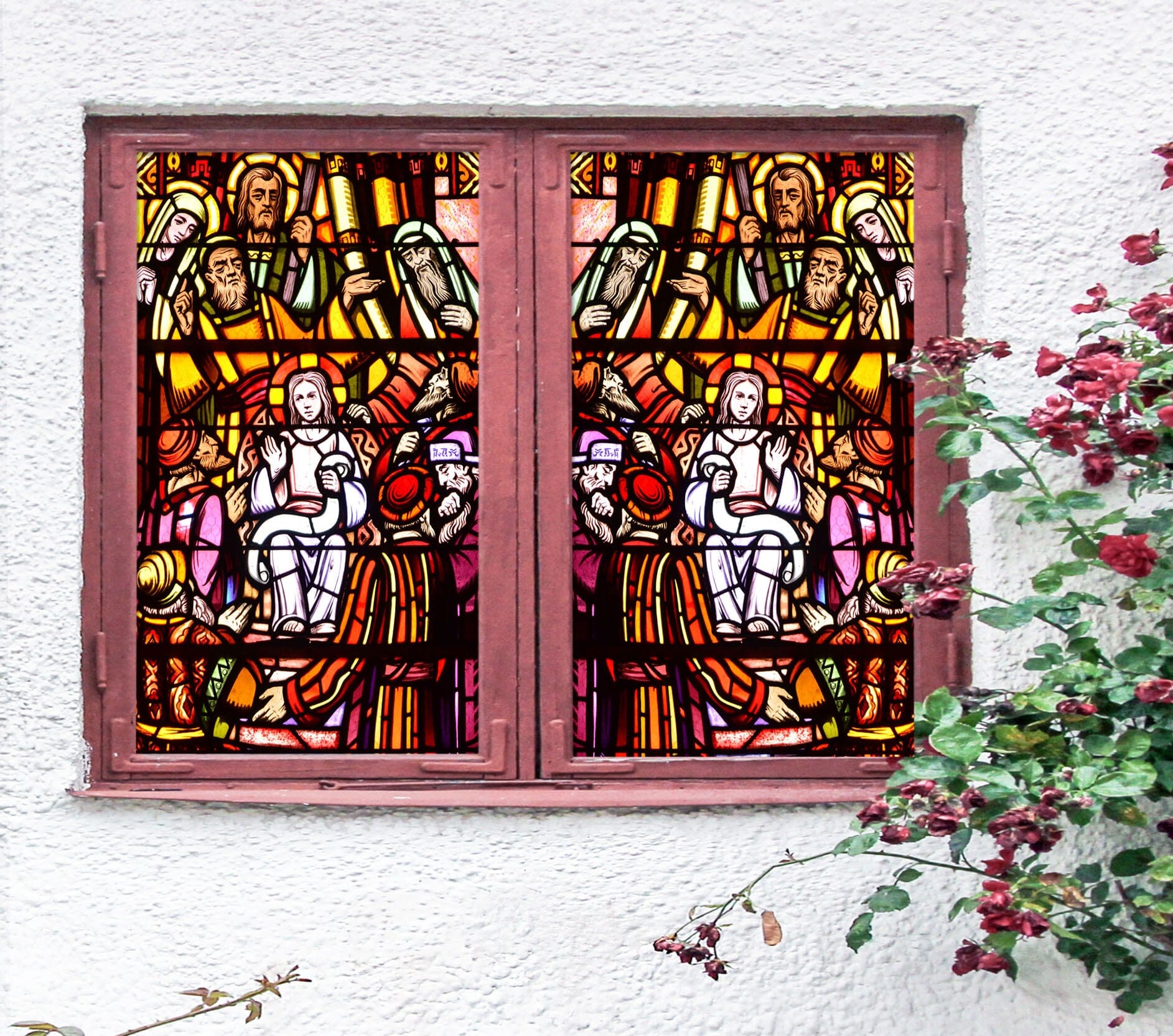 3D Faith Wish 192 Window Film Print Sticker Cling Stained Glass UV Block Wallpaper AJ Wallpaper 2
