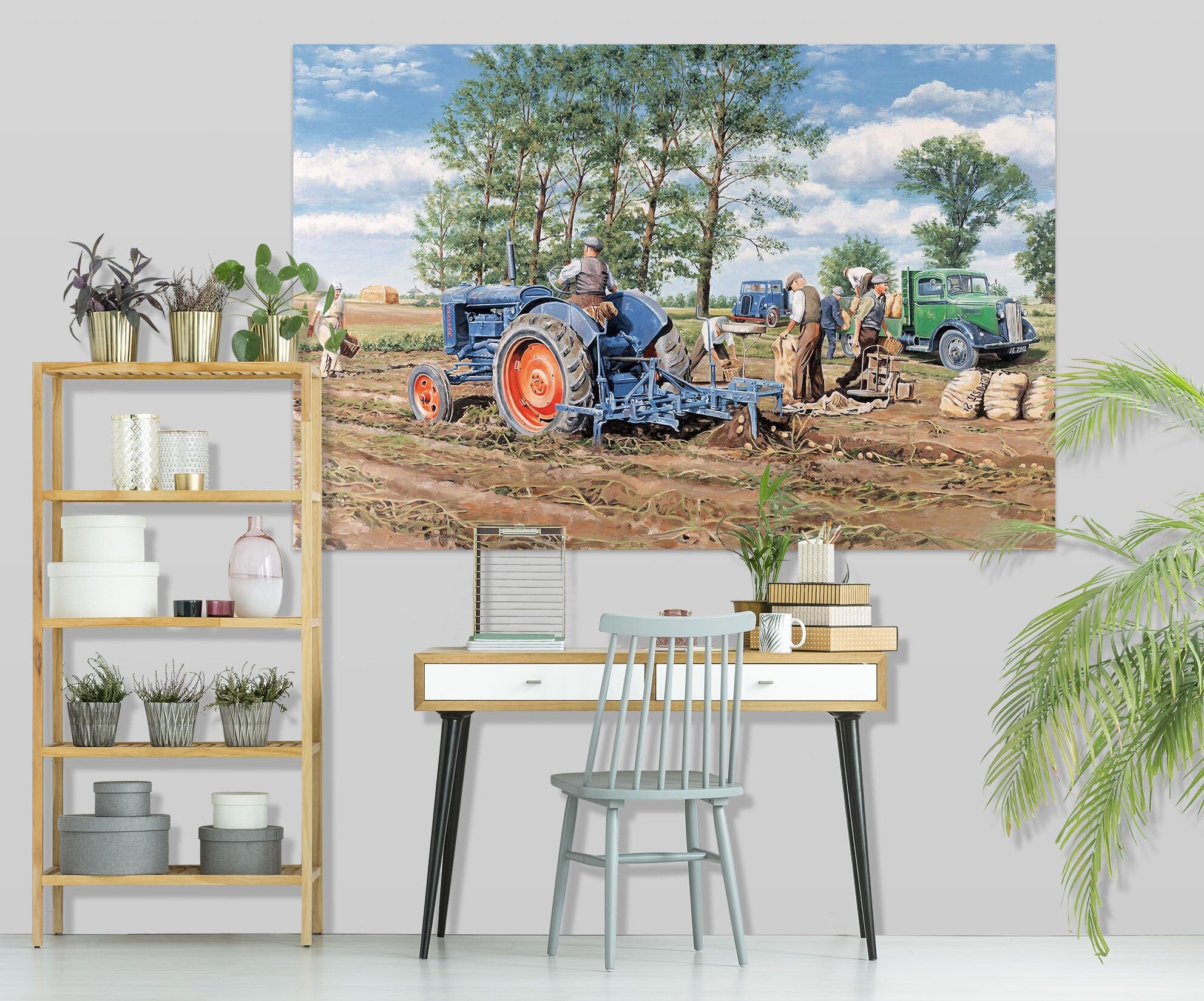 3D Lifting The Crop 046 Trevor Mitchell Wall Sticker Wallpaper AJ Wallpaper 2