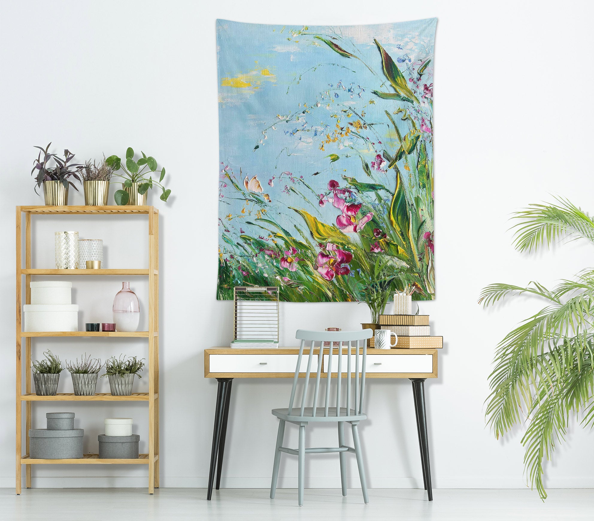 3D Yellow Tiger 3512 Skromova Marina Tapestry Hanging Cloth Hang