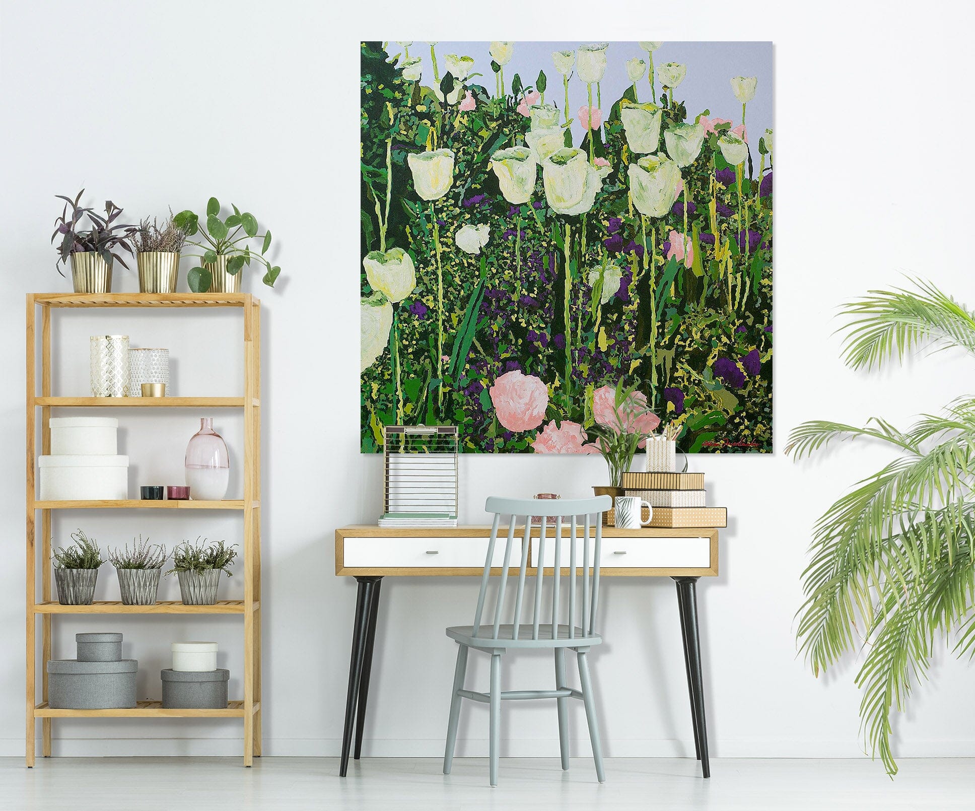 3D Hilltop Flowers 167 Allan P. Friedlander Wall Sticker Wallpaper AJ Wallpaper 2