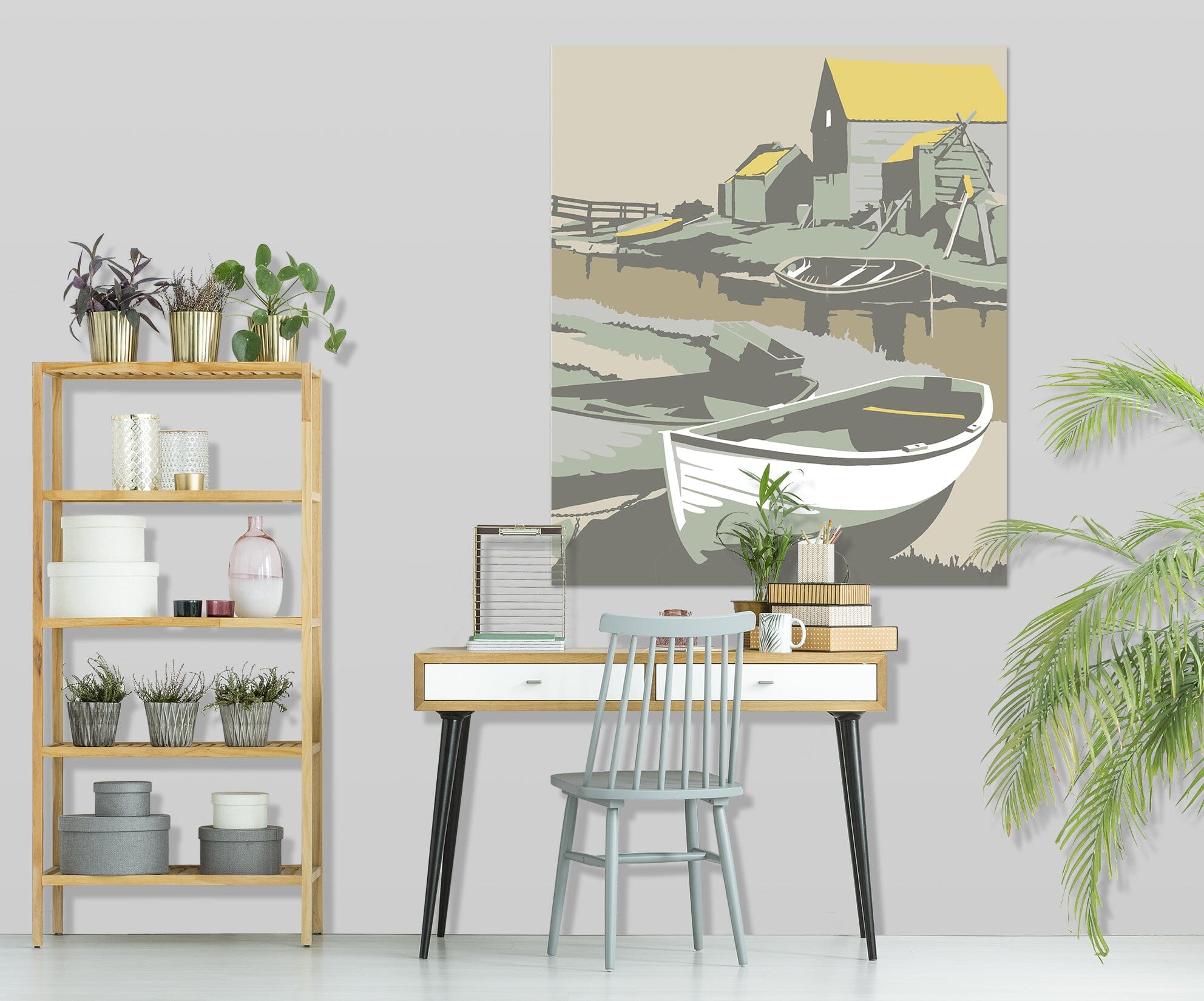 3D Southwold Harbour 063 Steve Read Wall Sticker Wallpaper AJ Wallpaper 2