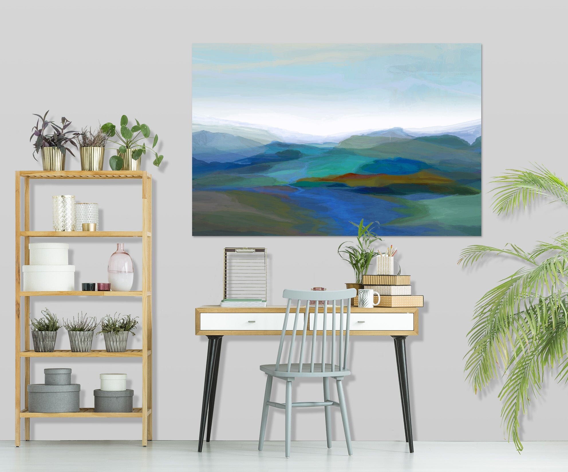 3D Rolling Hills 020 Michael Tienhaara Wall Sticker Wallpaper AJ Wallpaper 2