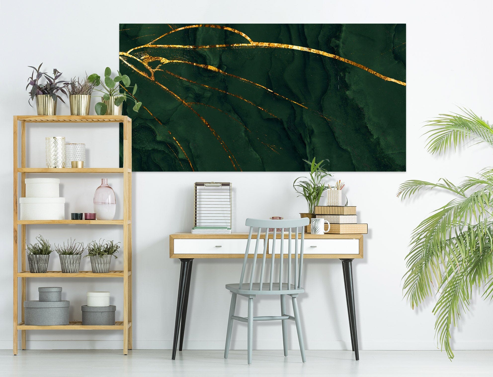 3D Green Texture 1101 Wall Sticker Wallpaper AJ Wallpaper 2