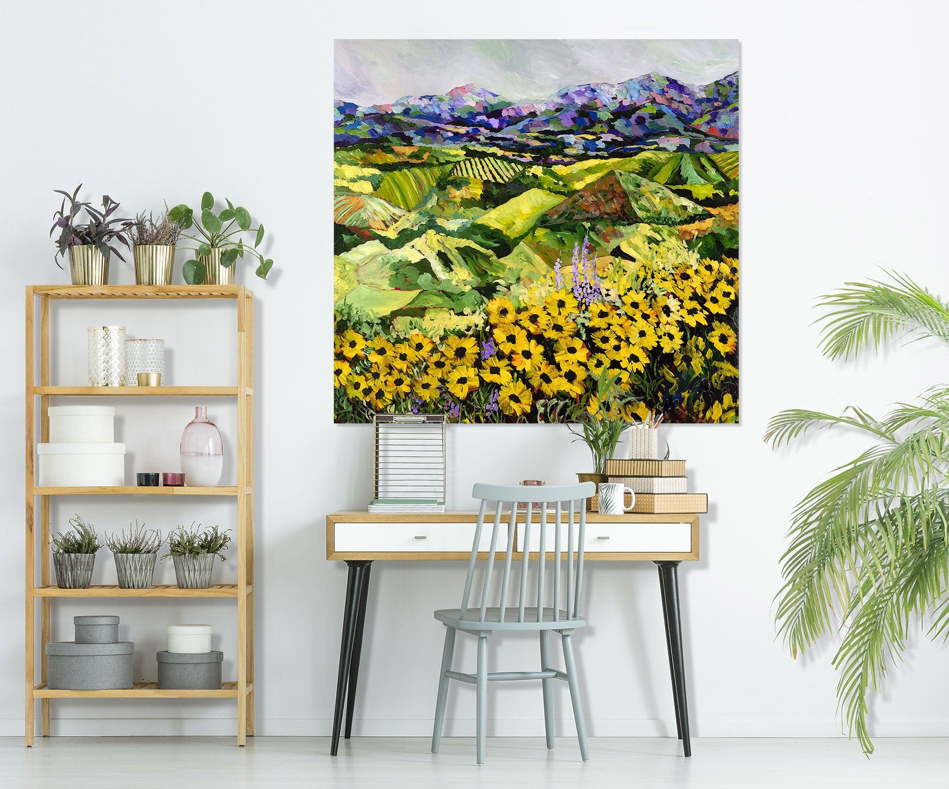 3D Yellow Chrysanthemum 142 Allan P. Friedlander Wall Sticker Wallpaper AJ Wallpaper 2