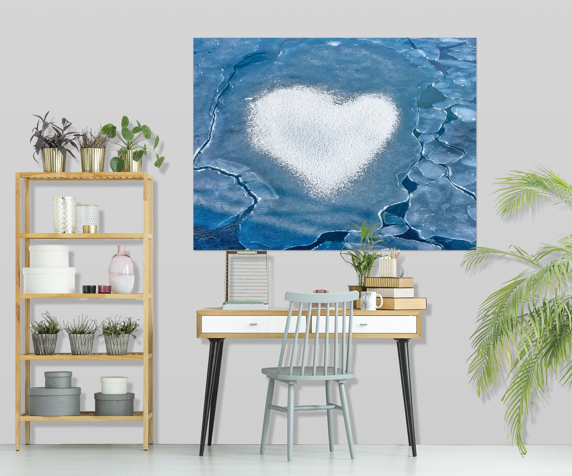 3D Heart Of Ice 176 Marco Carmassi Wall Sticker Wallpaper AJ Wallpaper 2