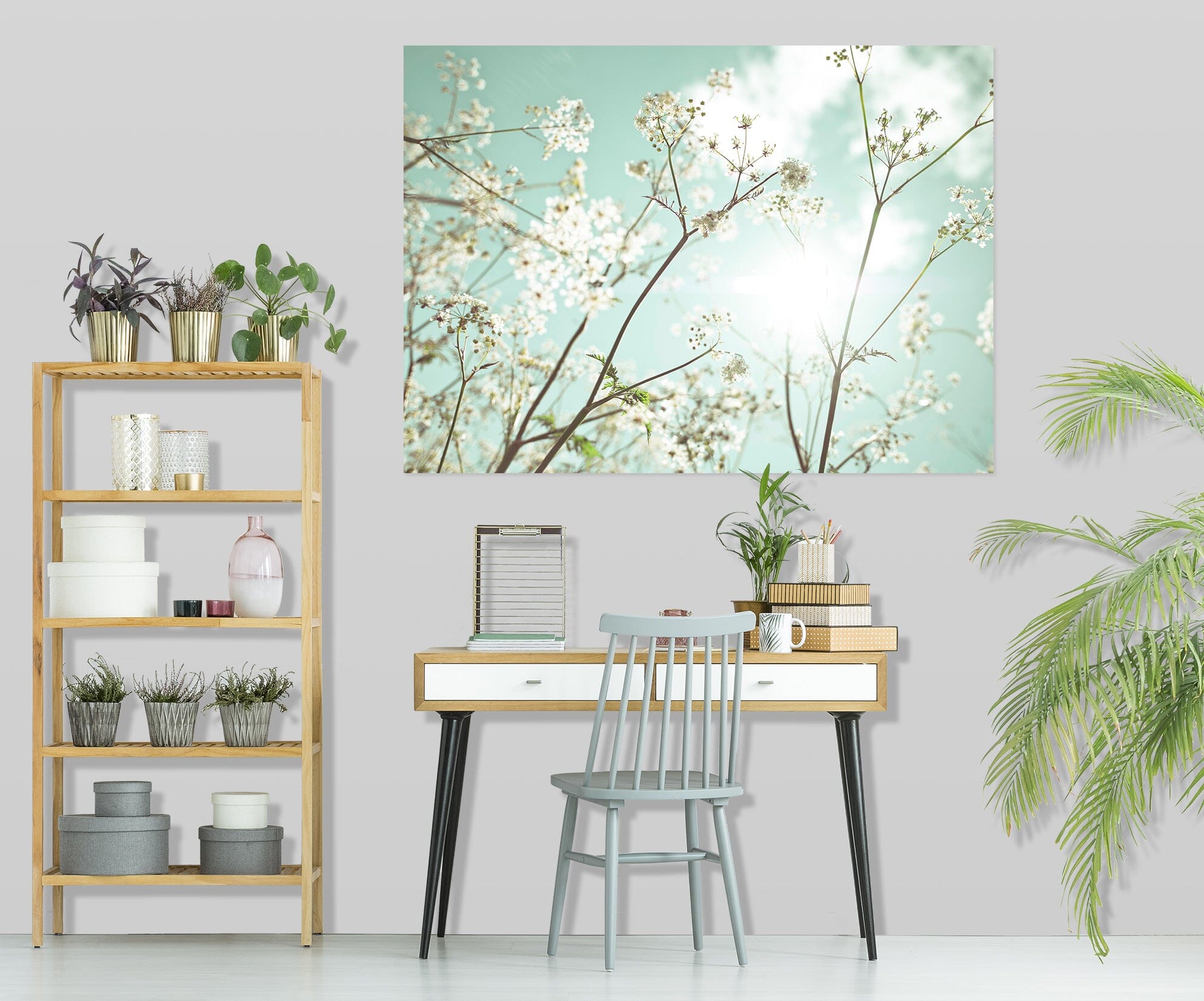 3D Sunshine Flower 017 Assaf Frank Wall Sticker Wallpaper AJ Wallpaper 2