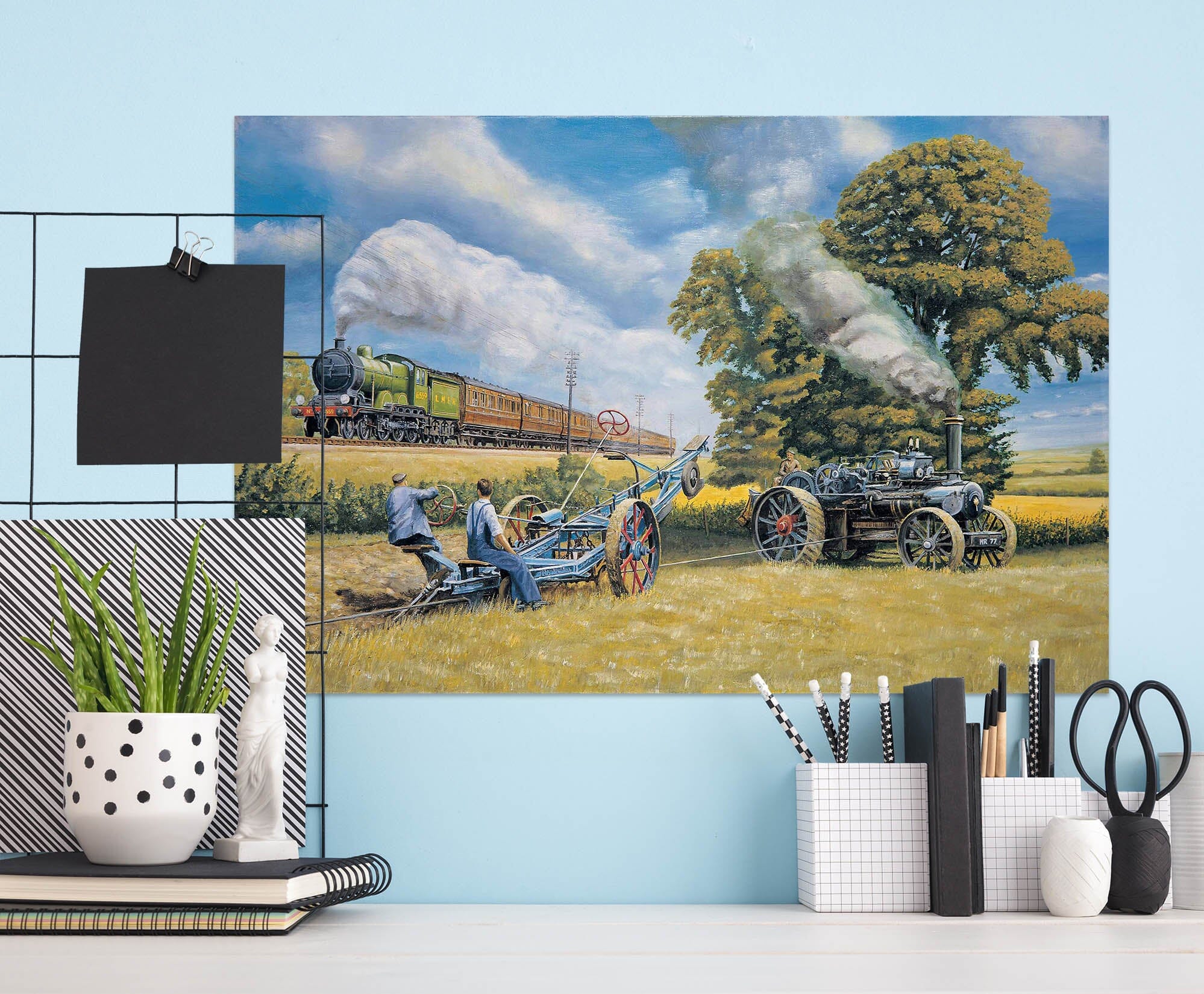 3D In Days Of Steam 040 Trevor Mitchell Wall Sticker Wallpaper AJ Wallpaper 2