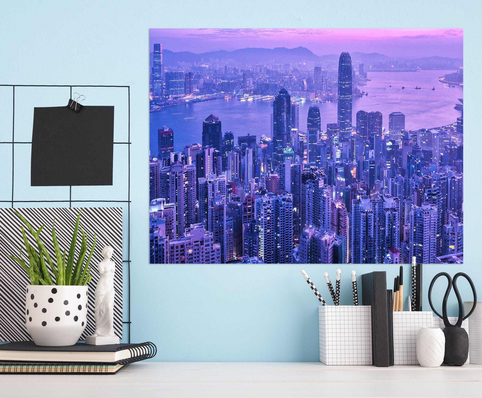 3D Early Morning City 139 Marco Carmassi Wall Sticker Wallpaper AJ Wallpaper 2
