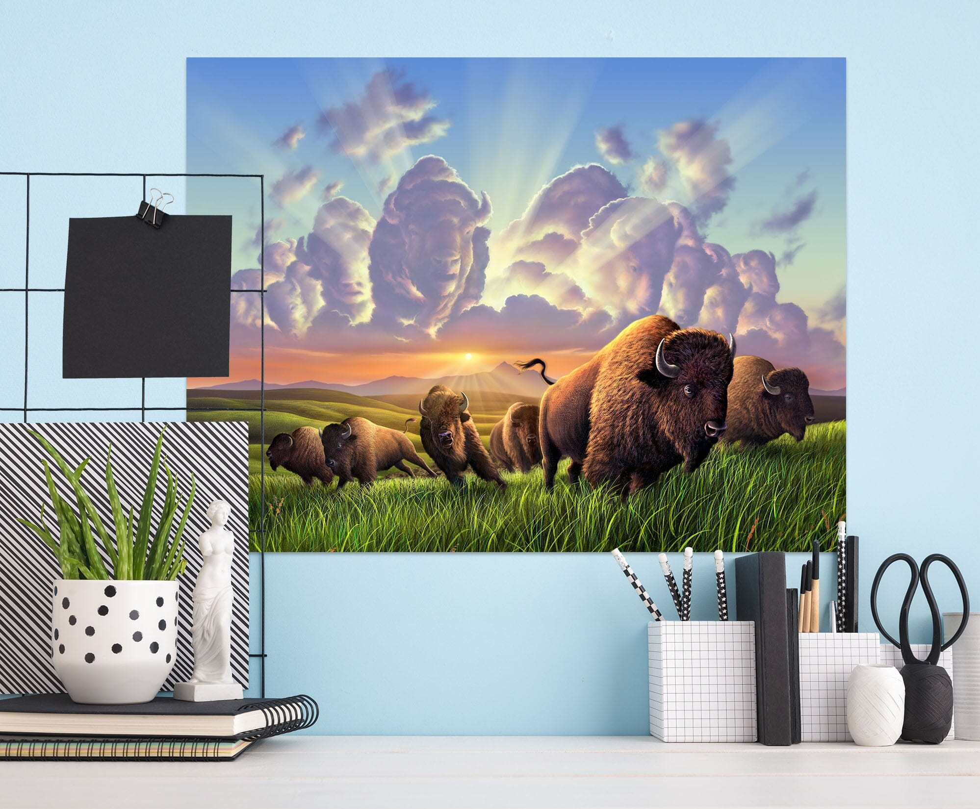 3D Stampede 013 Jerry LoFaro Wall Sticker Wallpaper AJ Wallpaper 2