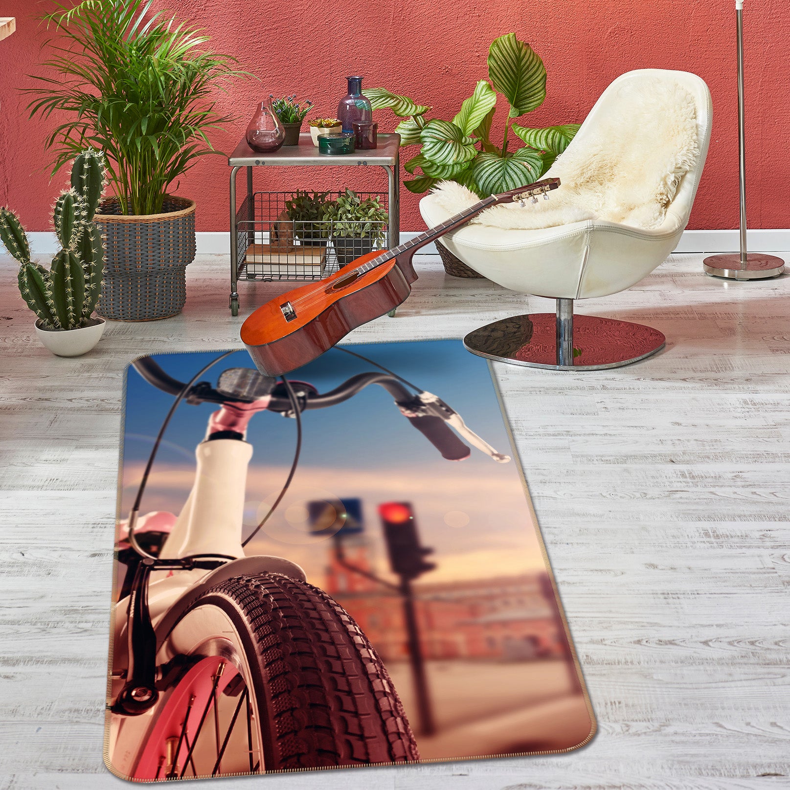 3D Bicycle 42036 Vehicle Non Slip Rug Mat