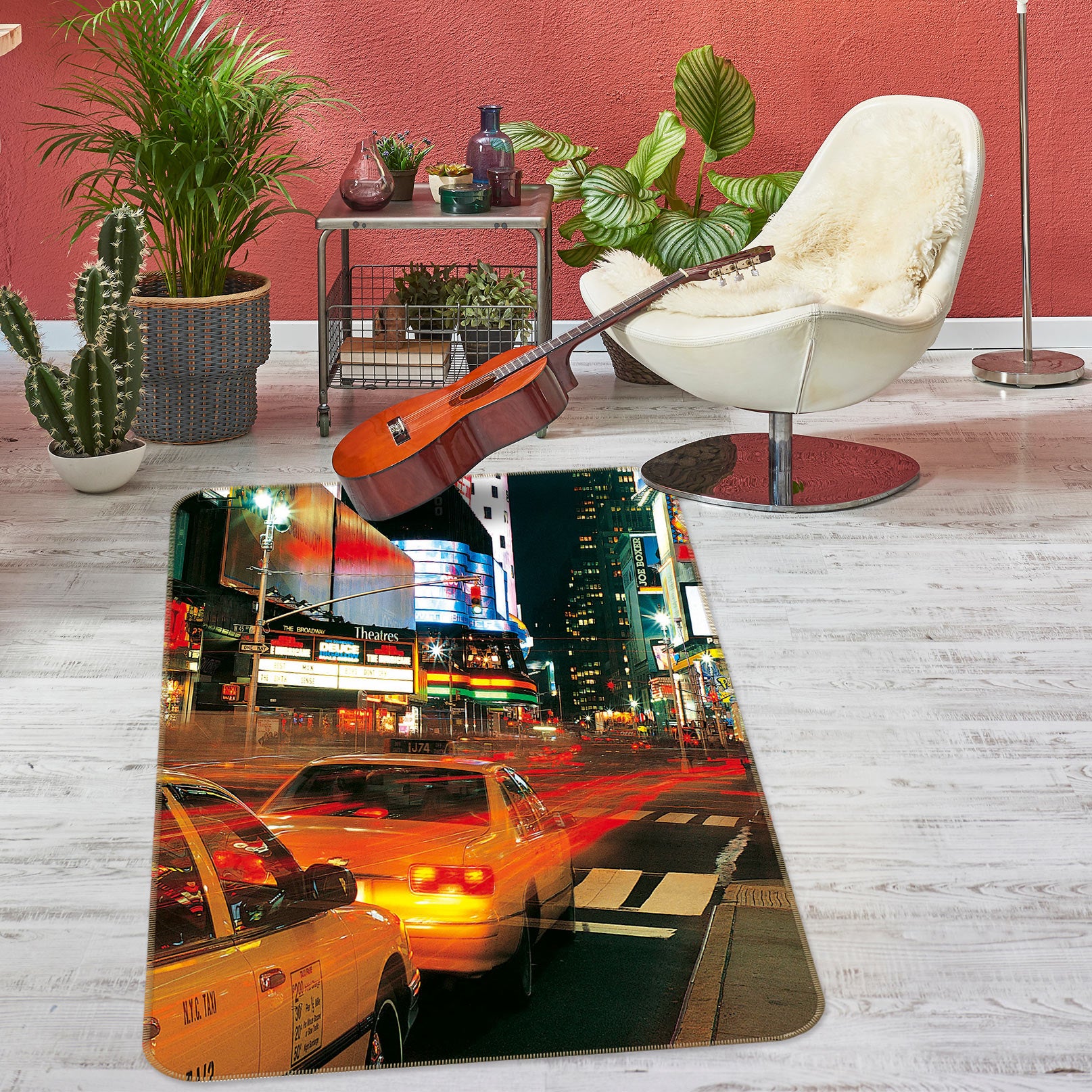 3D Vehicle Building 76055 Non Slip Rug Mat