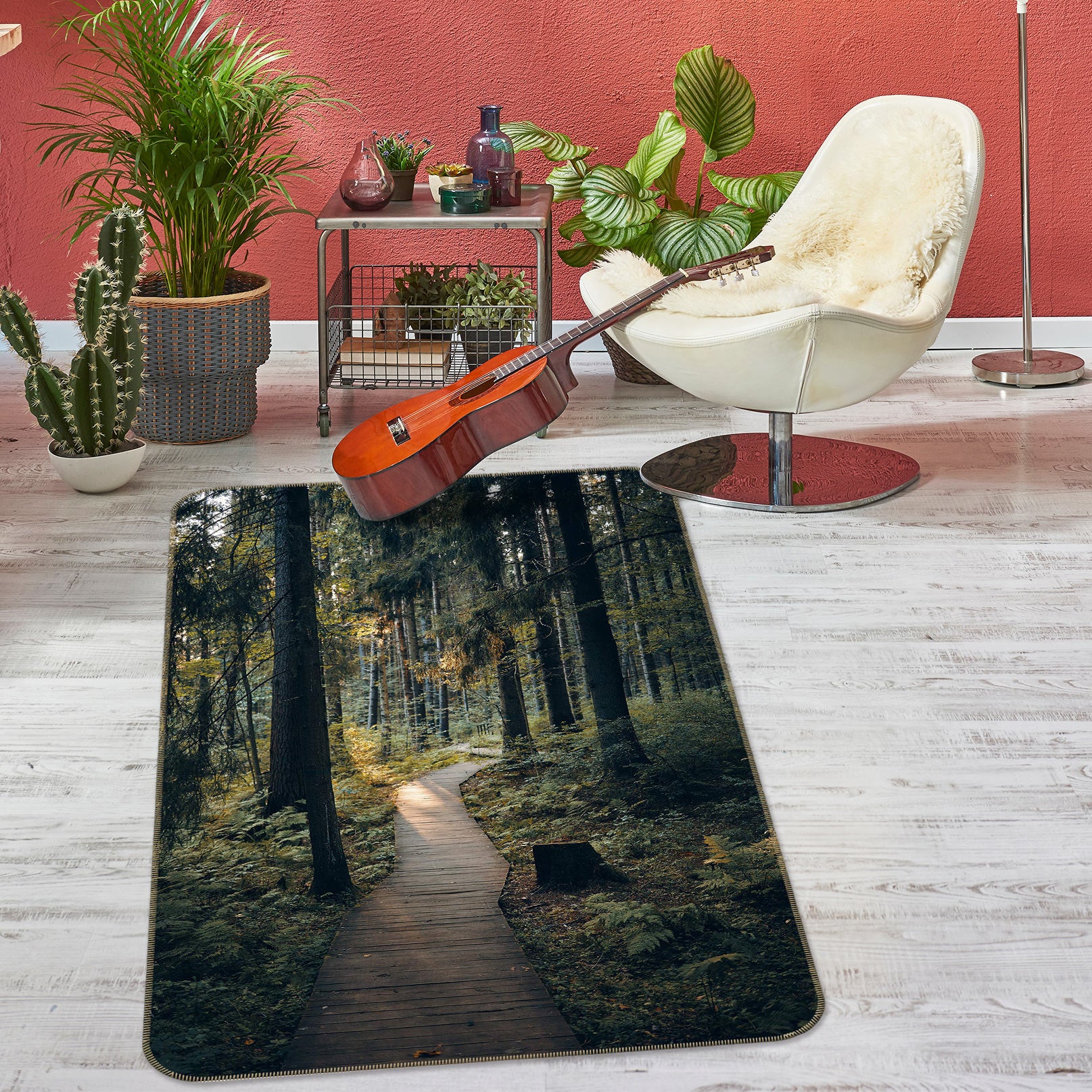 3D Forest 33091 Non Slip Rug Mat