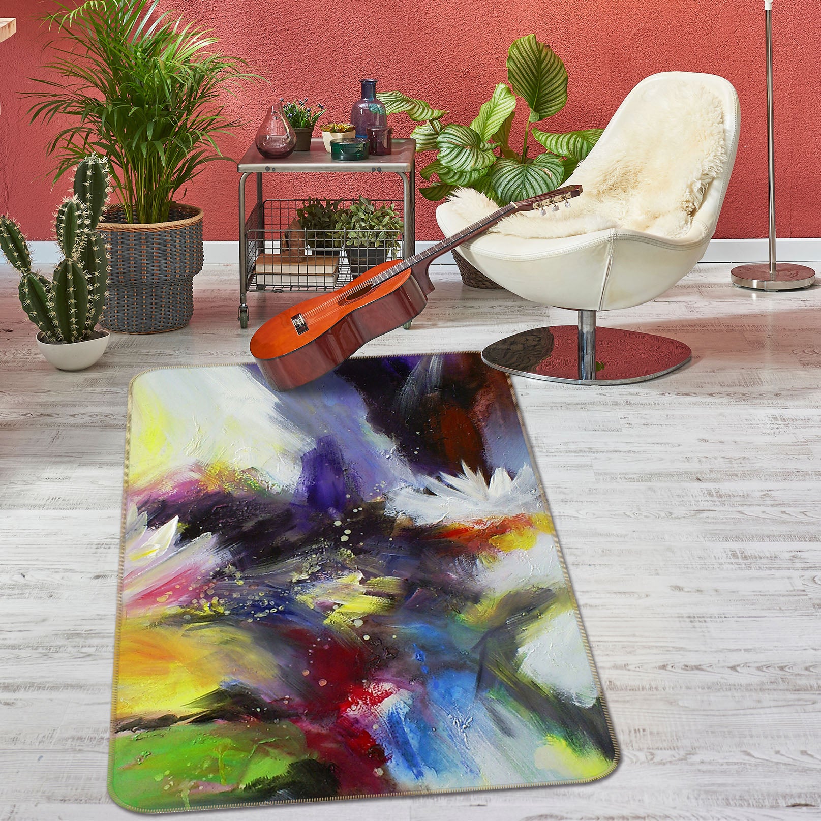 3D Pattern 32169 Non Slip Rug Mat
