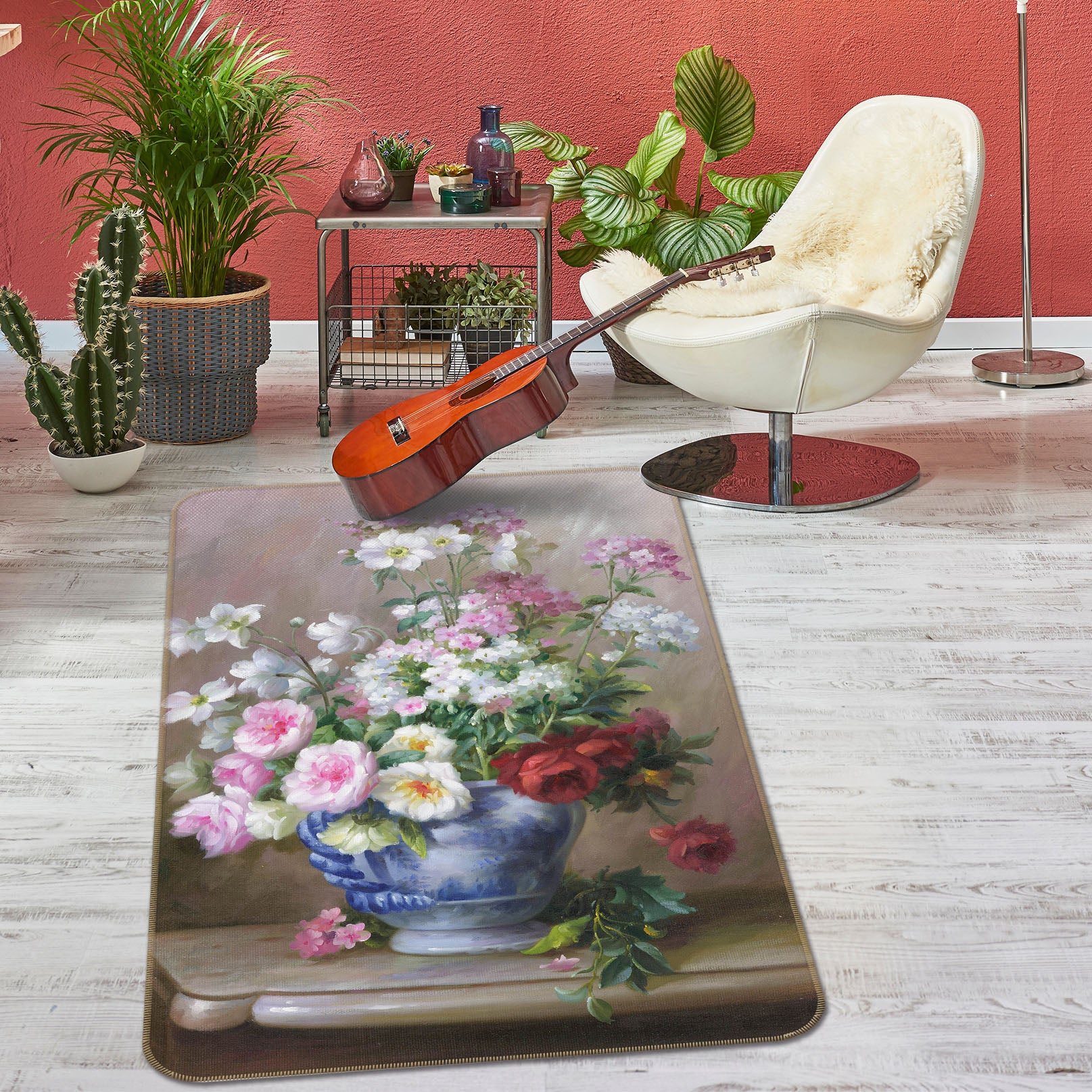 3D Vase 32102 Non Slip Rug Mat