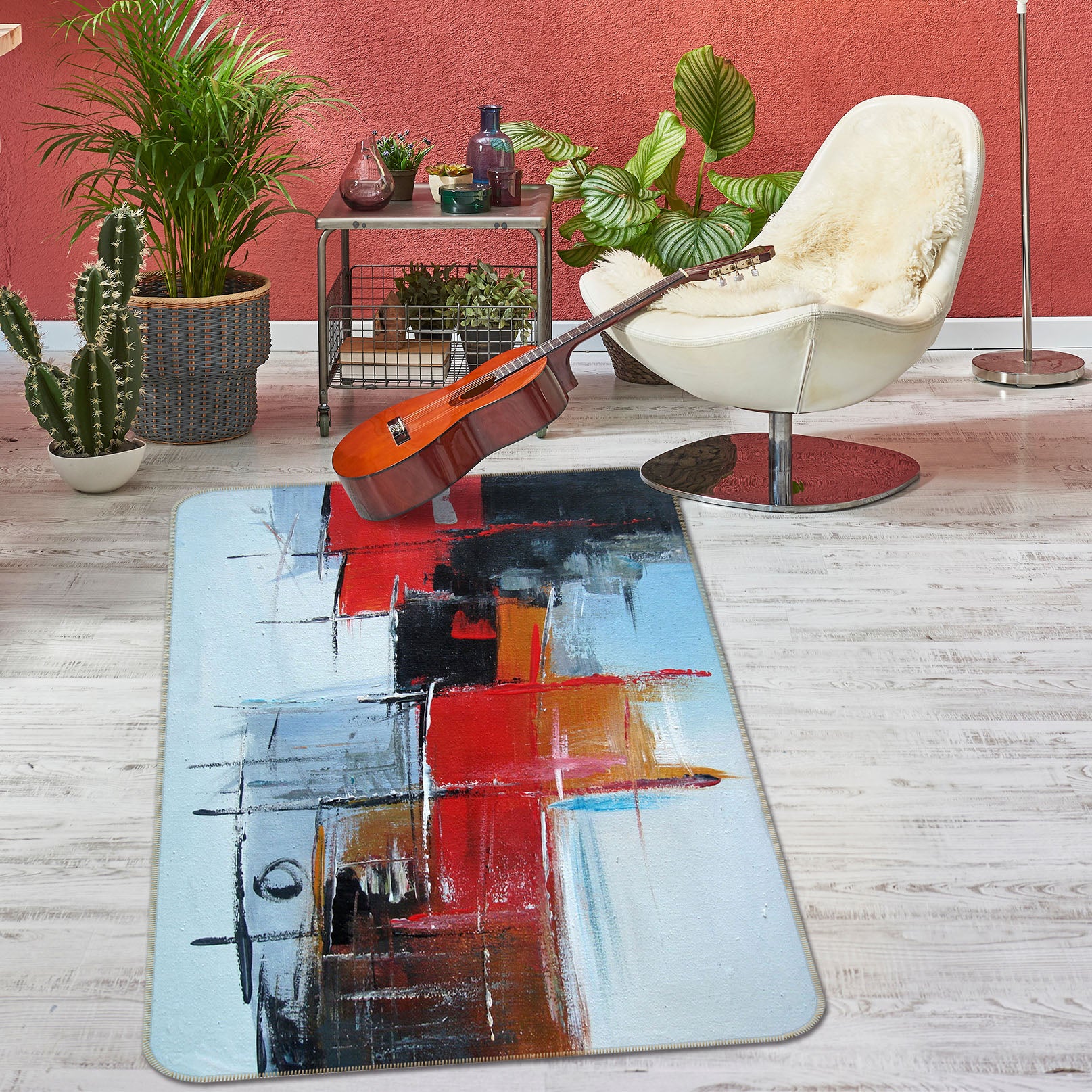 3D Pattern 33243 Non Slip Rug Mat