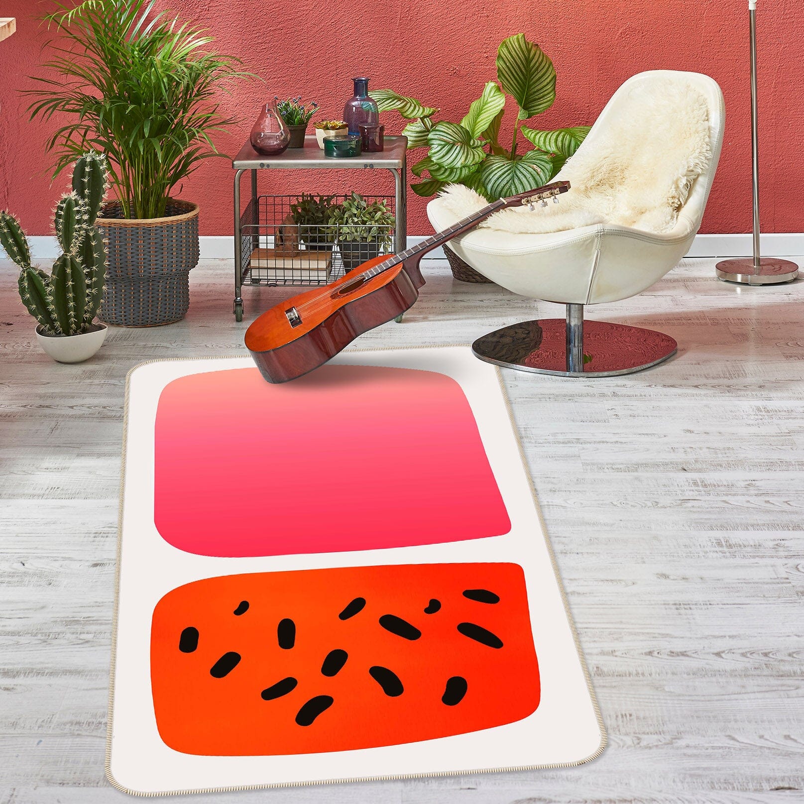 3D Square Graphic 1006 Boris Draschoff Rug Non Slip Rug Mat Mat AJ Creativity Home