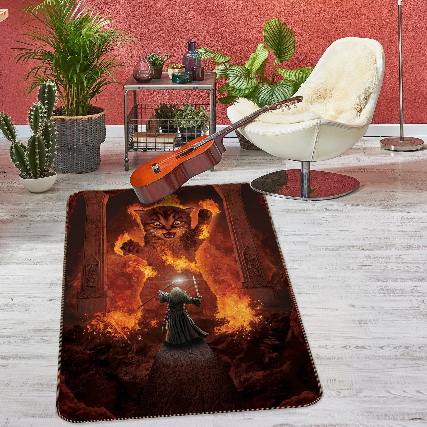 3D You Shall Not Pass 1091 Vincent Hie Rug Non Slip Rug Mat Mat AJ Creativity Home