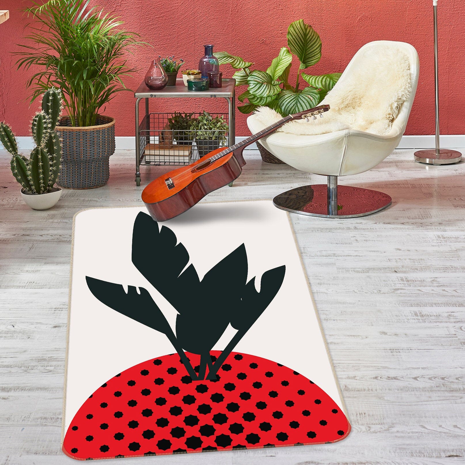 3D Merry Strawberry 1081 Boris Draschoff Rug Non Slip Rug Mat Mat AJ Creativity Home