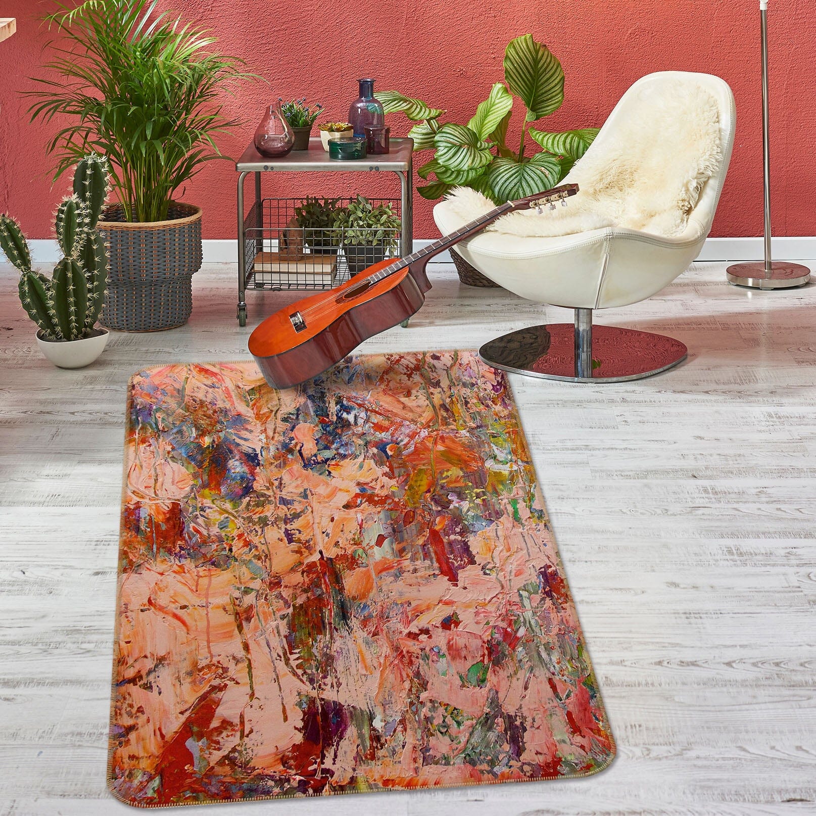 3D Abstract Maple 3020 Allan P. Friedlander Rug Non Slip Rug Mat Mat AJ Creativity Home