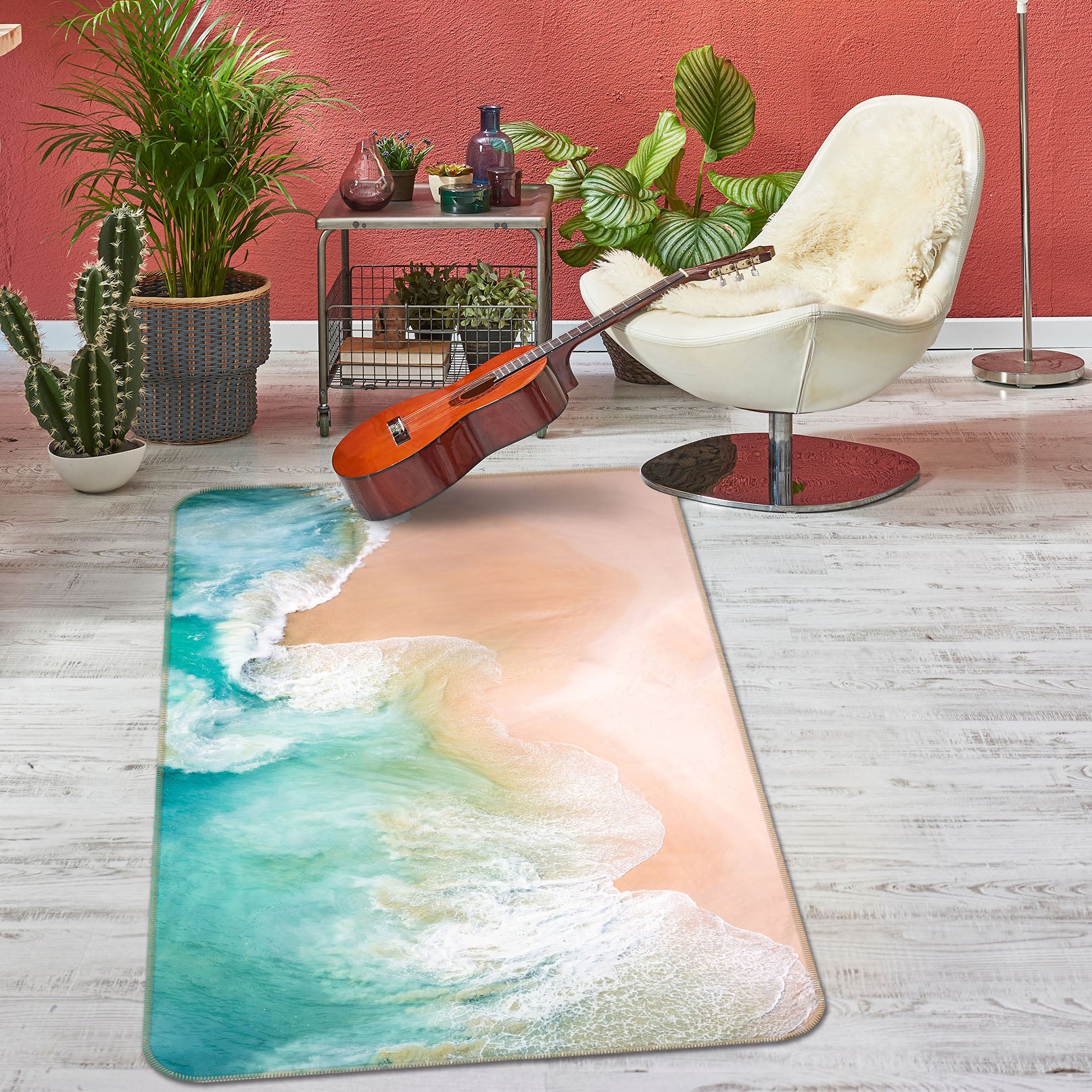 3D Seaside 26206 Non Slip Rug Mat