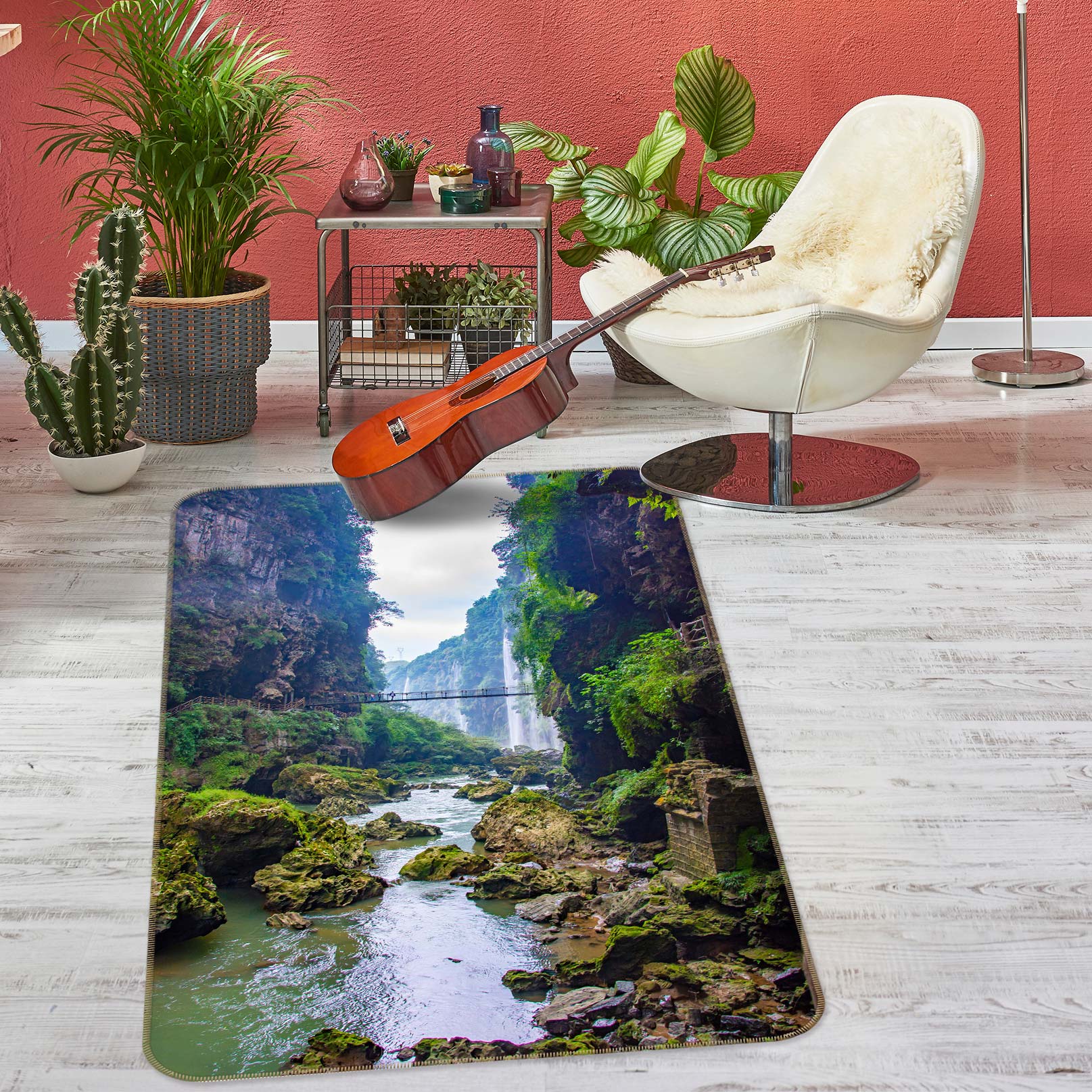 3D Mountain 27061 Non Slip Rug Mat