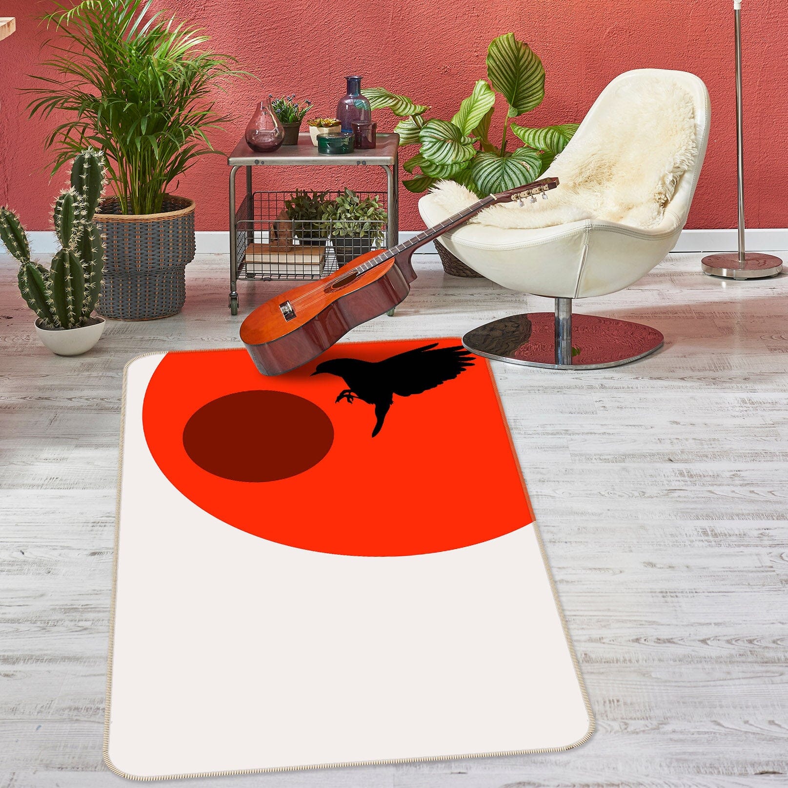 3D Sun Bird Wings 1117 Boris Draschoff Rug Non Slip Rug Mat Mat AJ Creativity Home