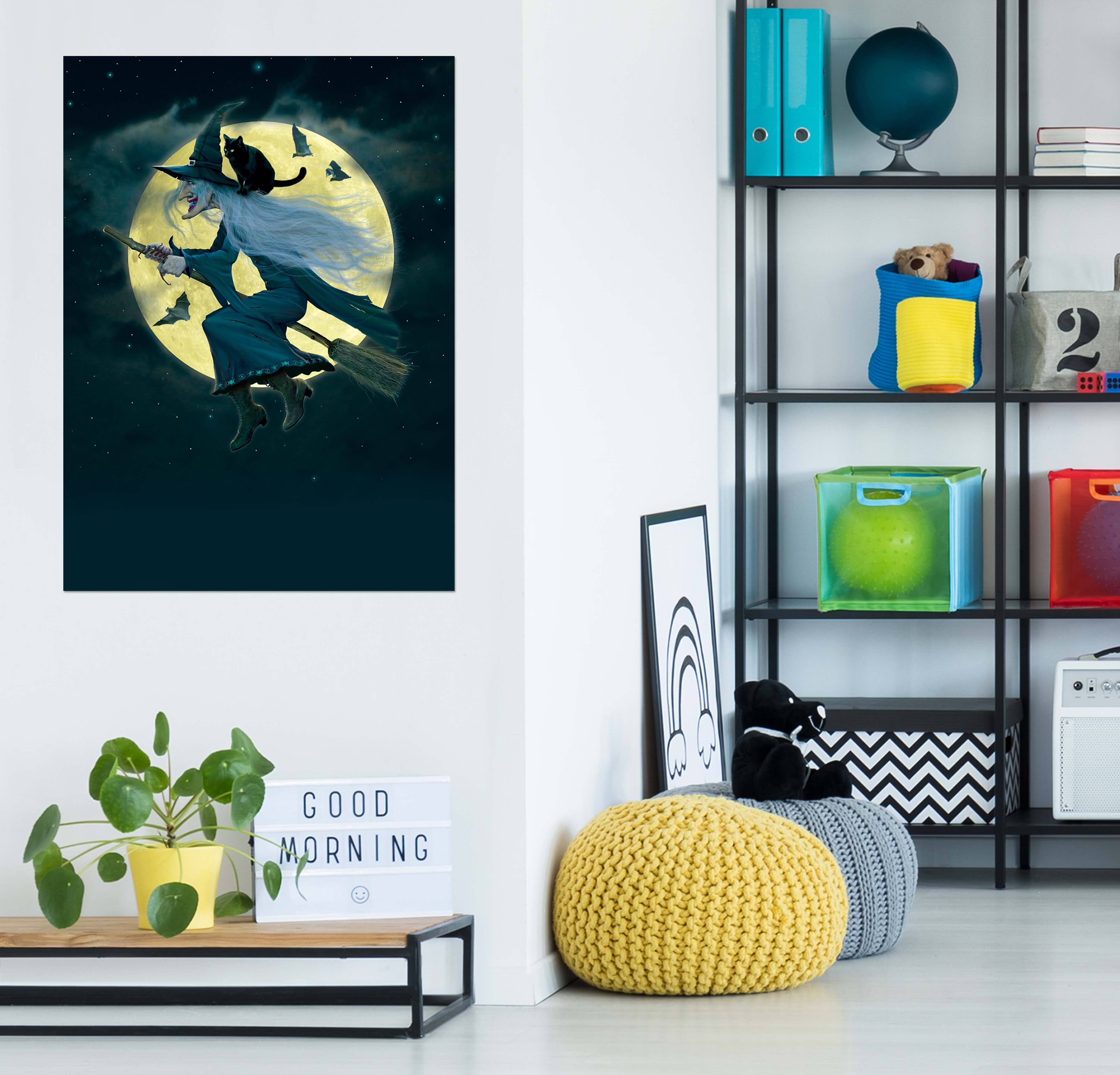 3D Witch 093 Vincent Hie Wall Sticker Wallpaper AJ Wallpaper 2