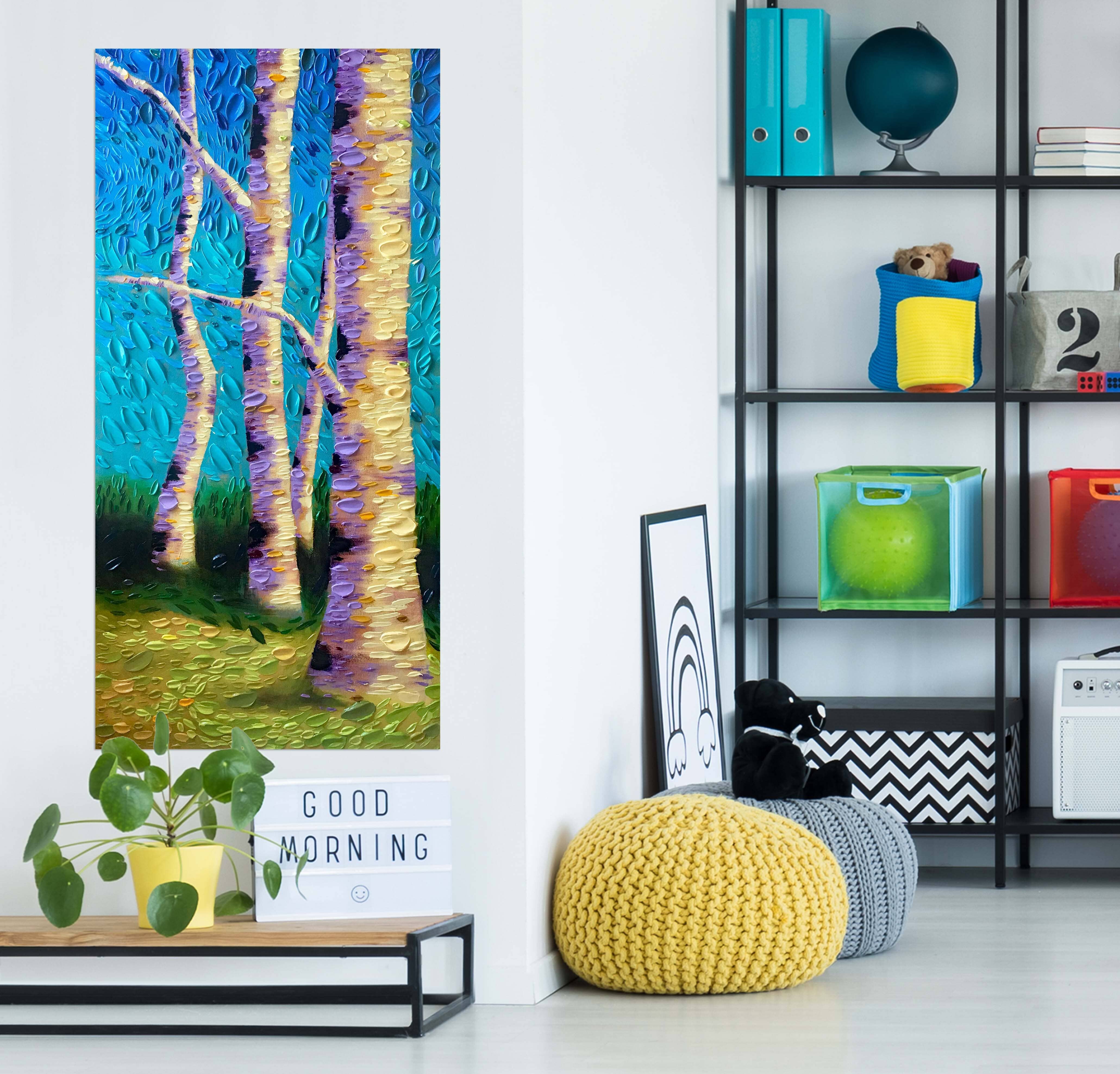 3D Garden Branches Mystery 037 Dena Tollefson Wall Sticker Wallpaper AJ Wallpaper 2