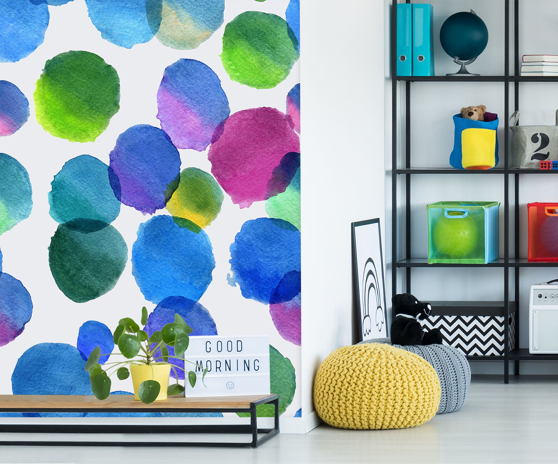 3D Color Circle 58194 Wall Murals