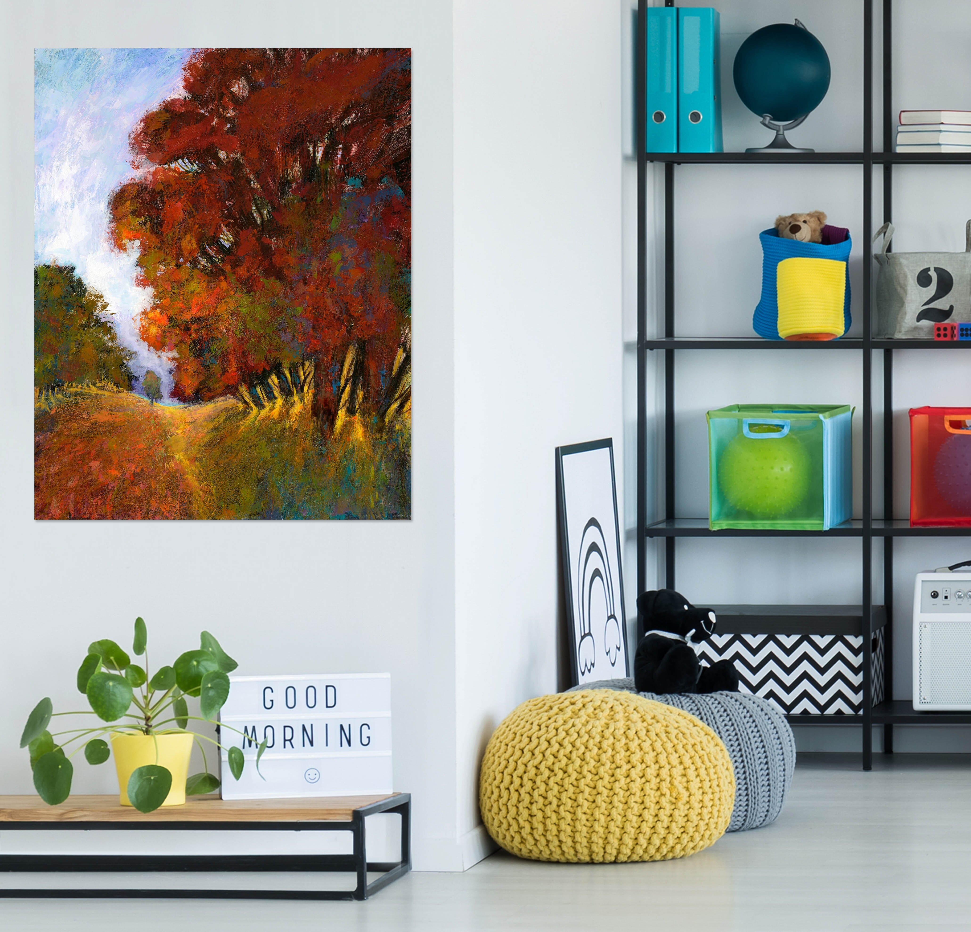 3D Red Maple Leaf 049 Michael Tienhaara Wall Sticker Wallpaper AJ Wallpaper 2