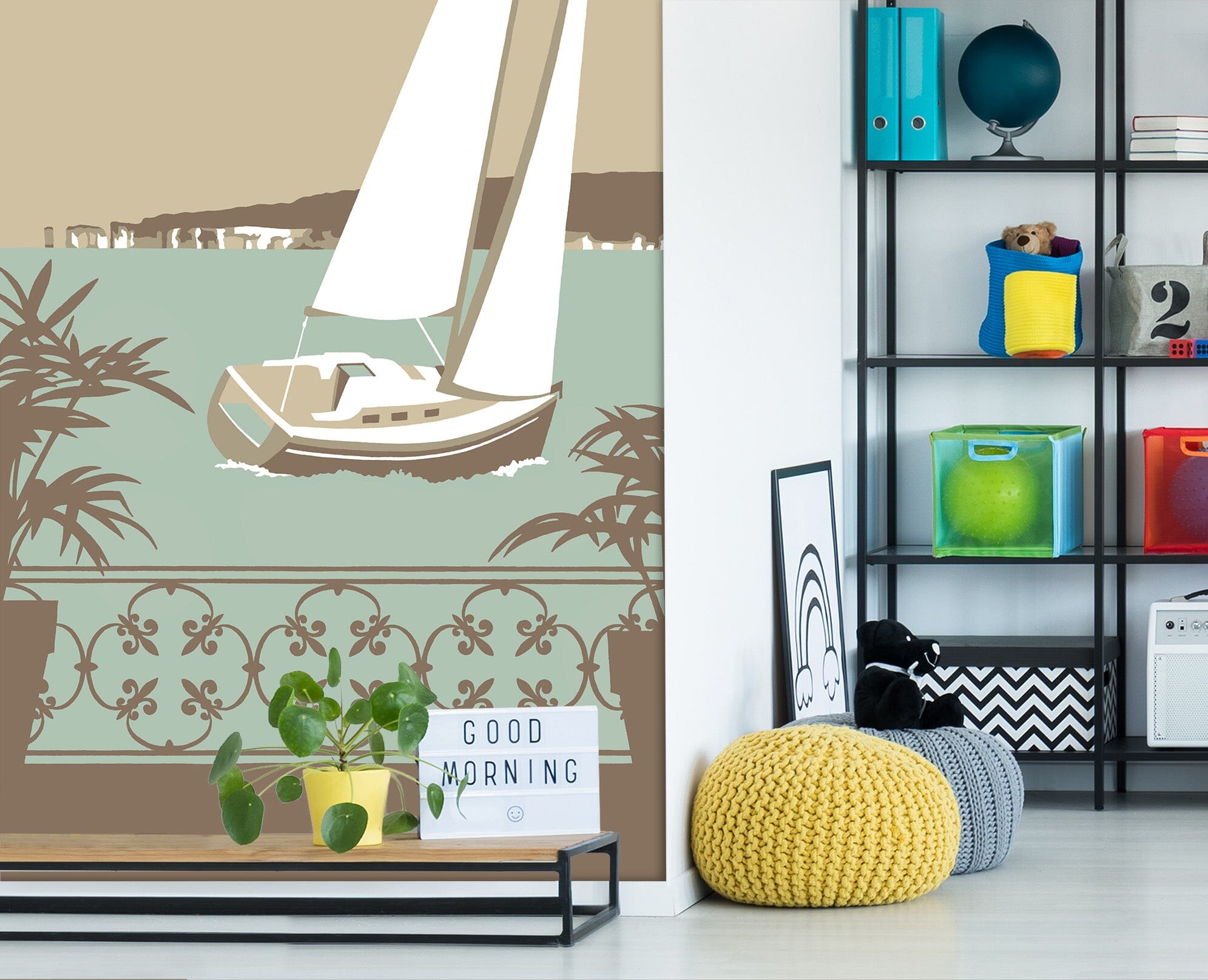 3D Sandbanks Balcony 1052 Steve Read Wall Mural Wall Murals Wallpaper AJ Wallpaper 2