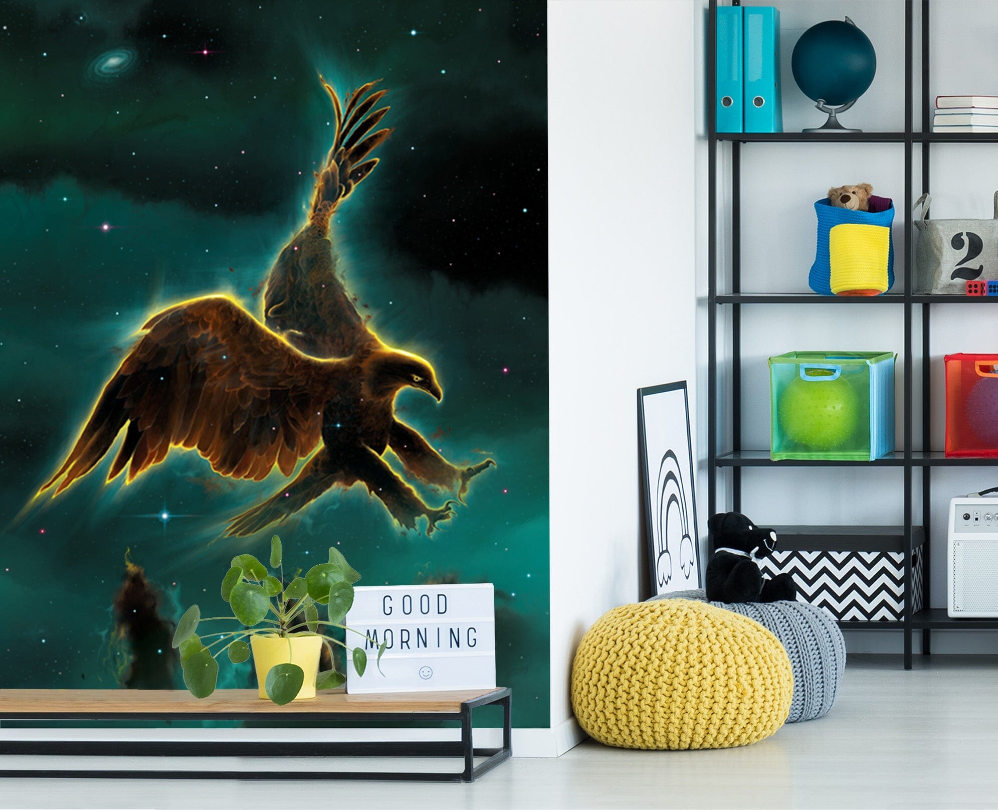 3D Eagle Galaxy 1511 Wall Murals Exclusive Designer Vincent Wallpaper AJ Wallpaper 2