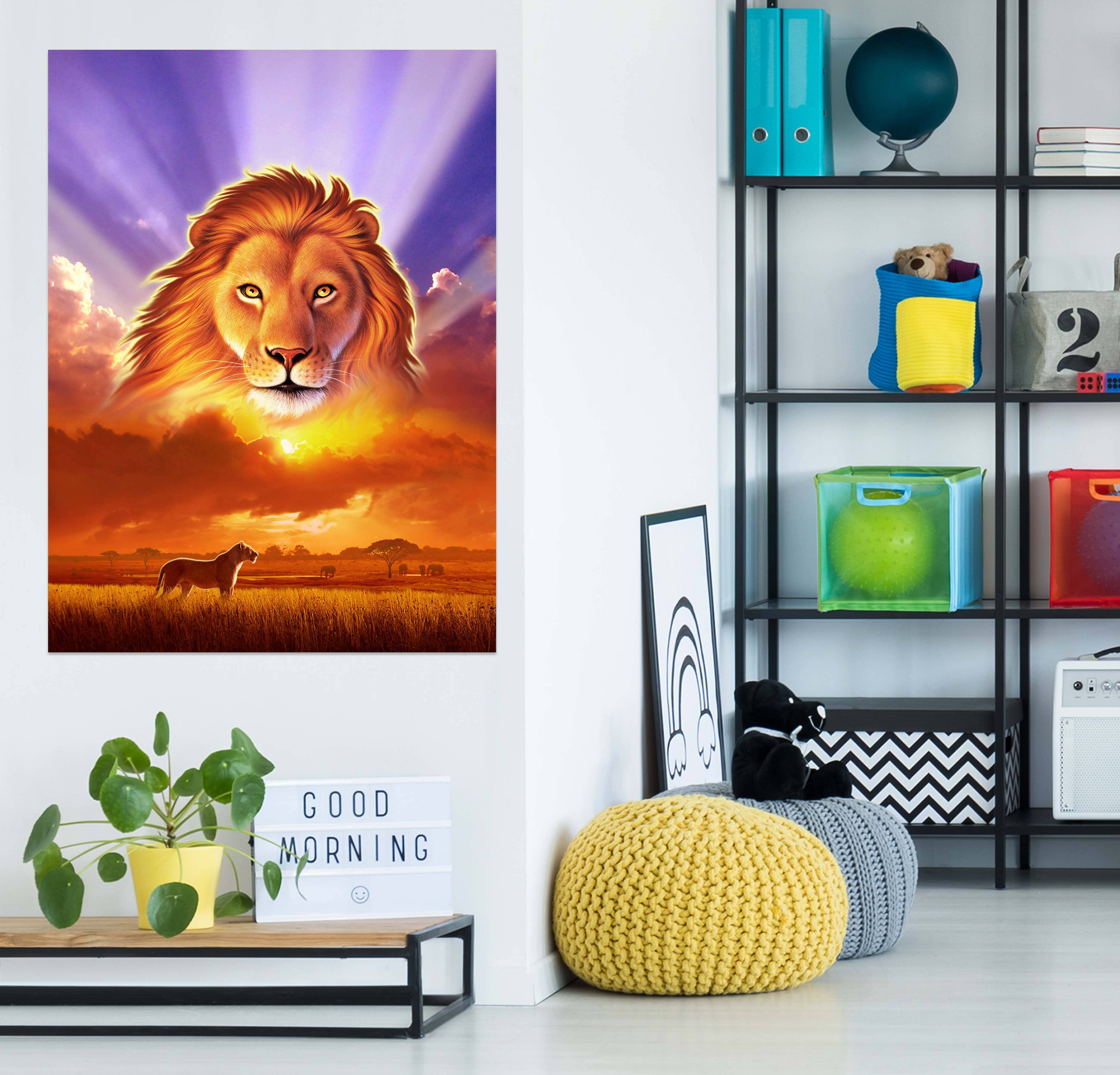3D Lion King 016 Jerry LoFaro Wall Sticker Wallpaper AJ Wallpaper 2