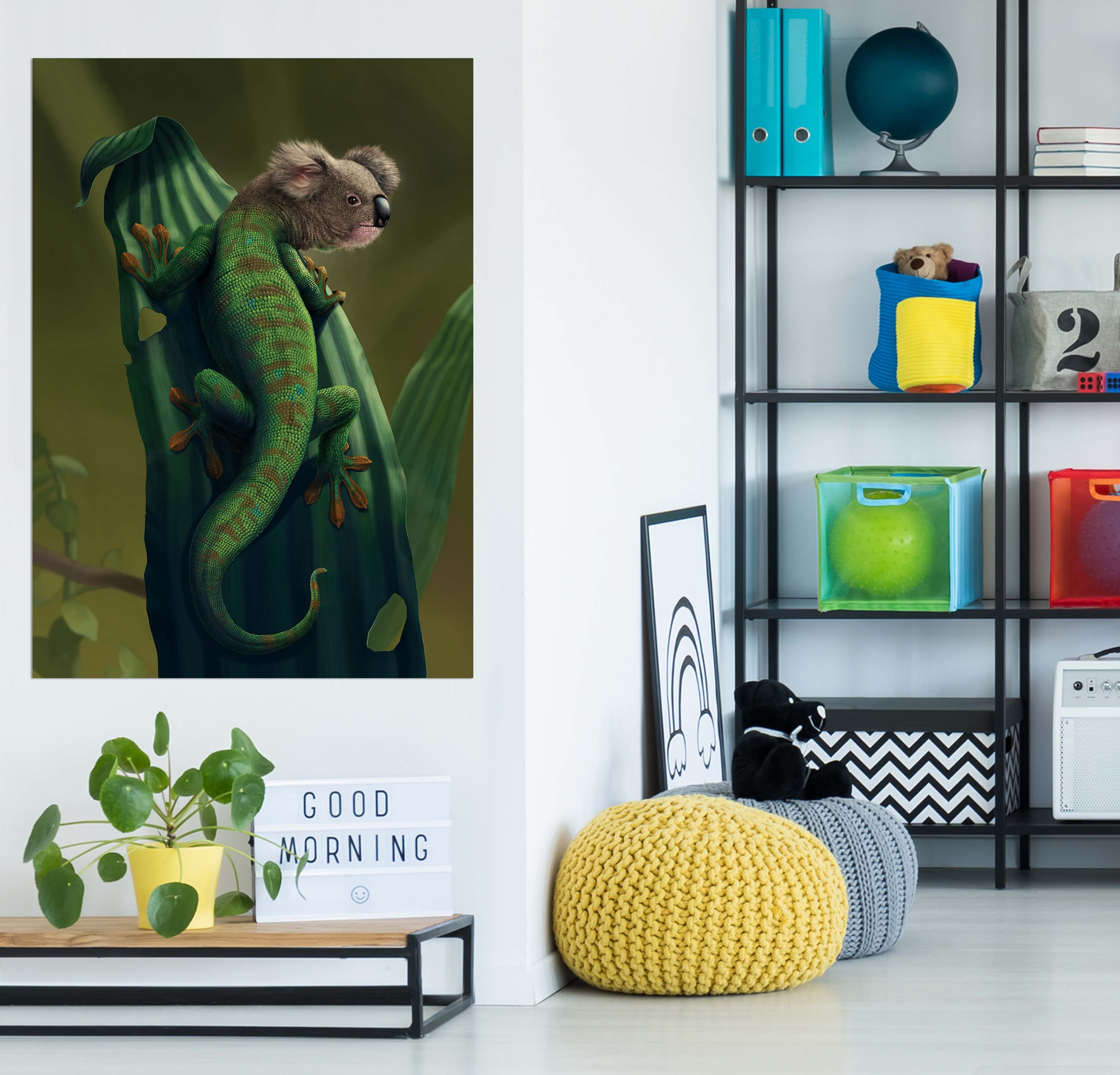 3D Gekoala 038 Vincent Hie Wall Sticker Wallpaper AJ Wallpaper 2