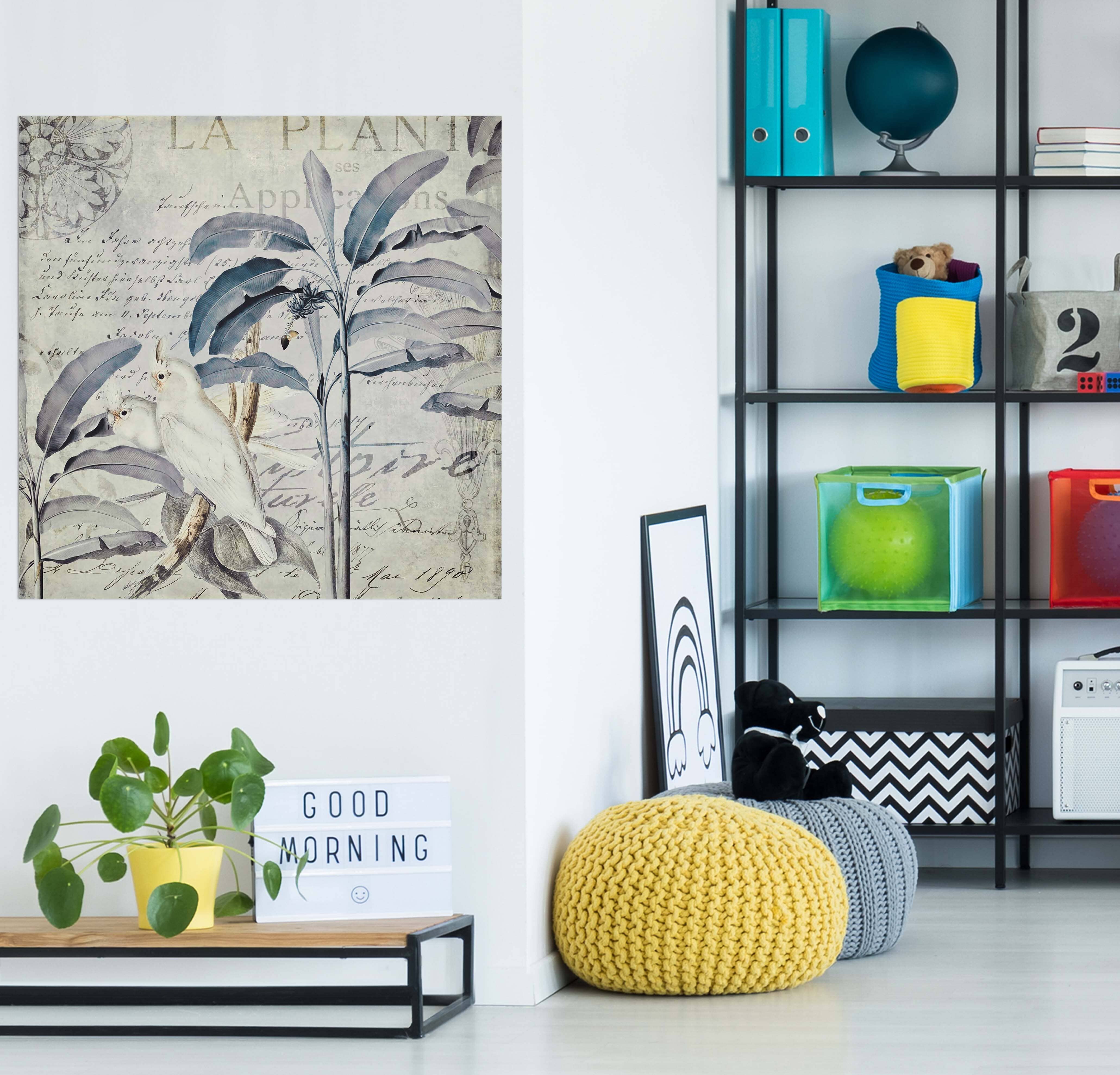 3D White Parrot 033 Andrea haase Wall Sticker Wallpaper AJ Wallpaper 2