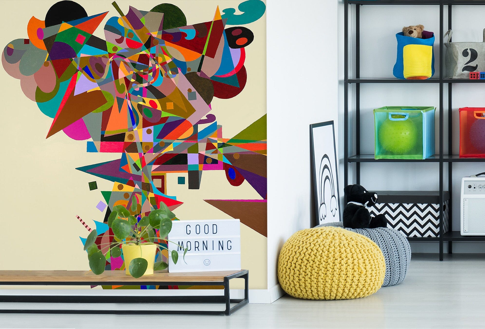 3D Color Pattern 254 Allan P. Friedlander Wall Mural Wall Murals Wallpaper AJ Wallpaper 2