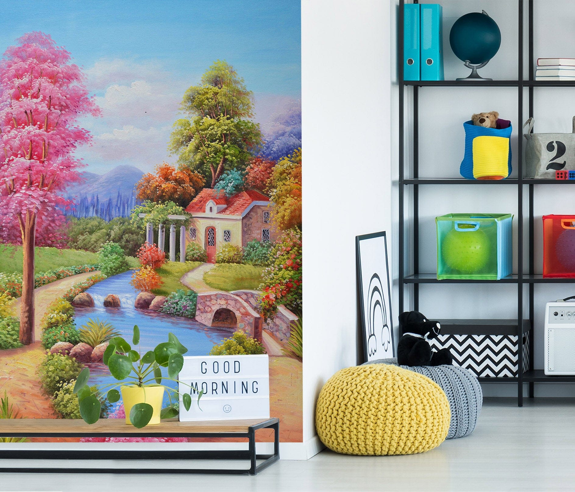 3D Village House 1872 Wall Murals Wallpaper AJ Wallpaper 2