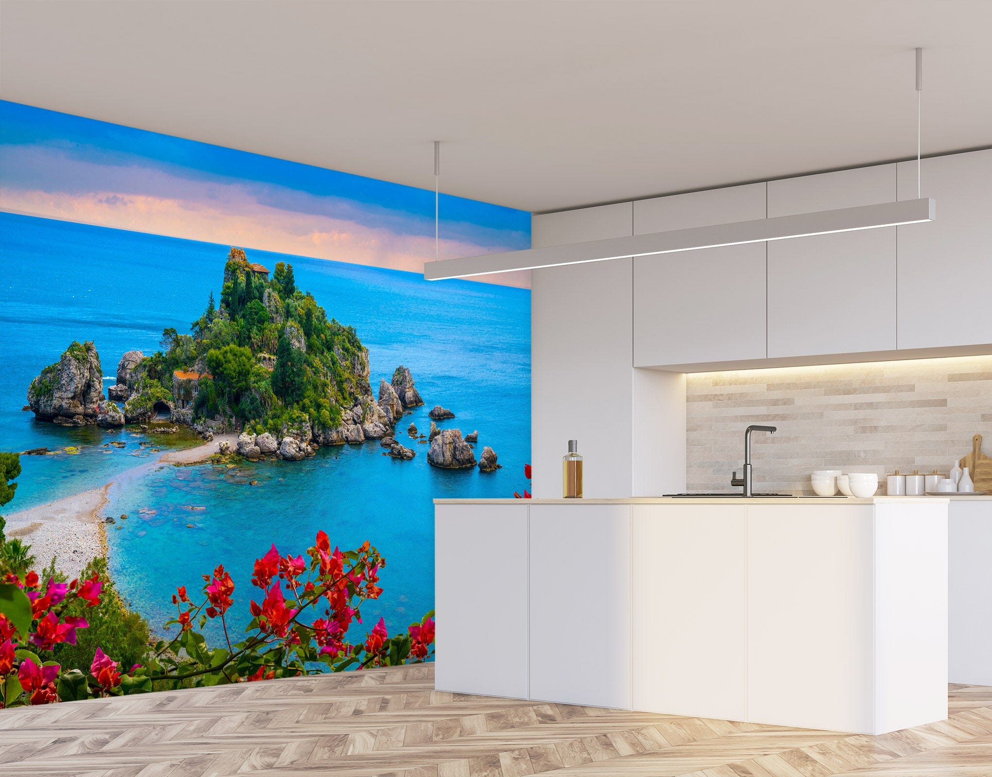 3D Green Island 1435 Marco Carmassi Wall Mural Wall Murals Wallpaper AJ Wallpaper 2