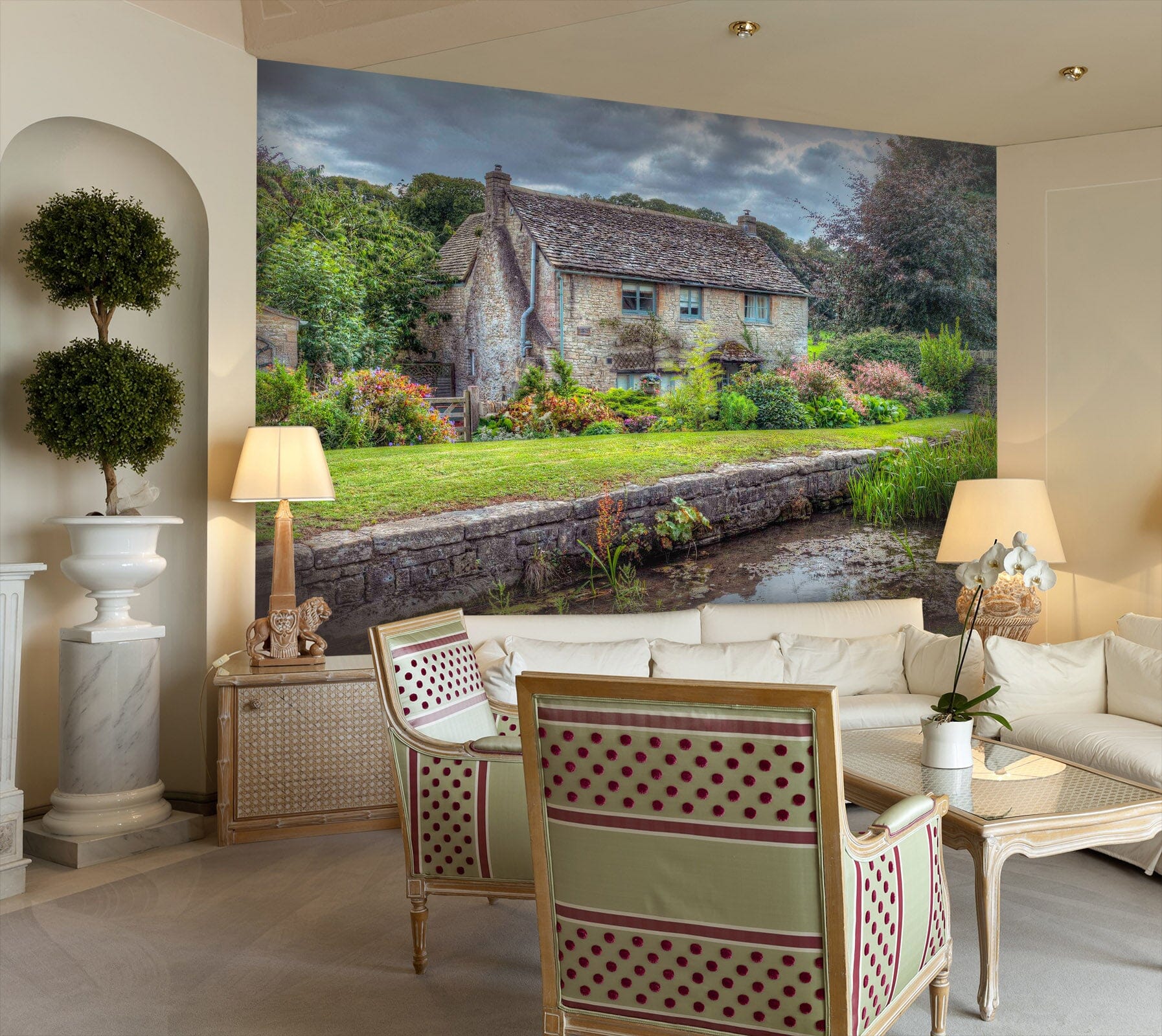3D Country Estate 1408 Assaf Frank Wall Mural Wall Murals Wallpaper AJ Wallpaper 2