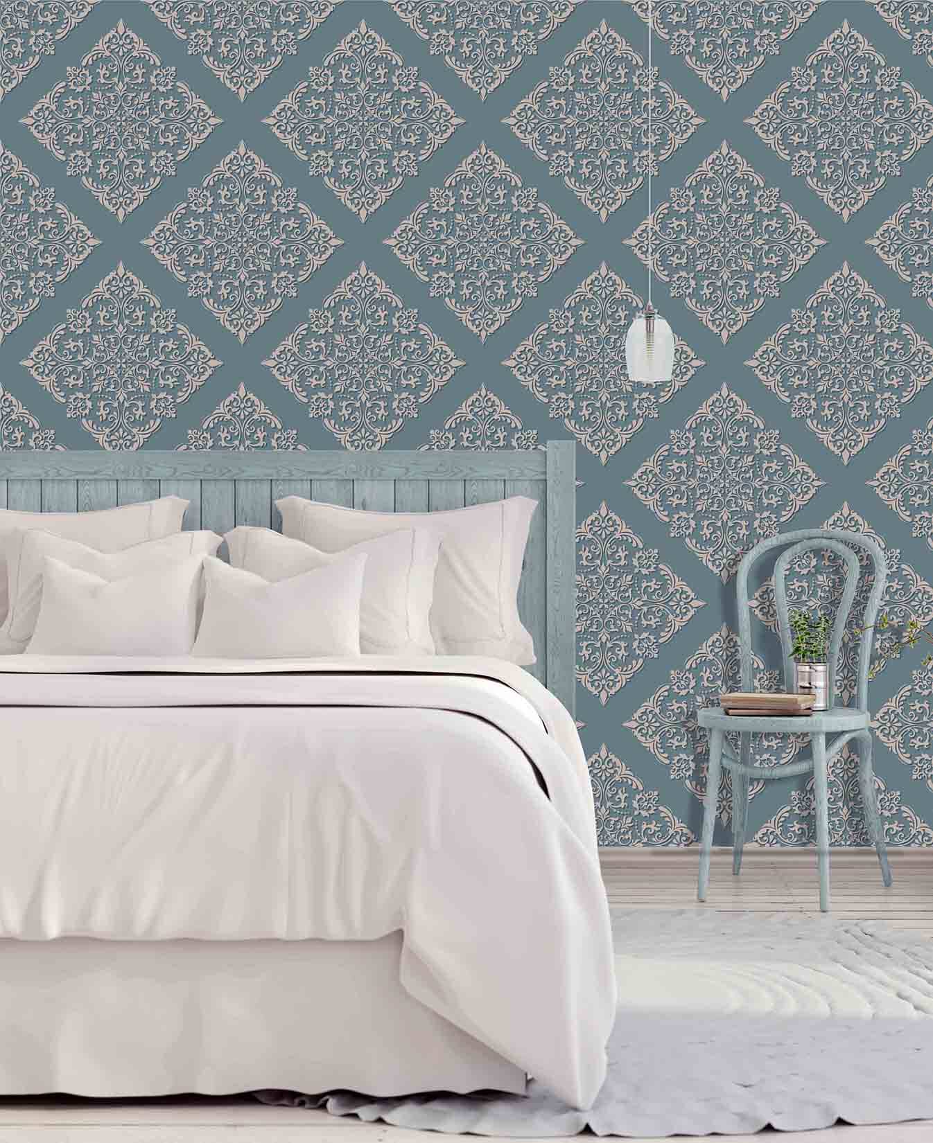 3D Blue Pattern 320 Wallpaper AJ Wallpaper 2