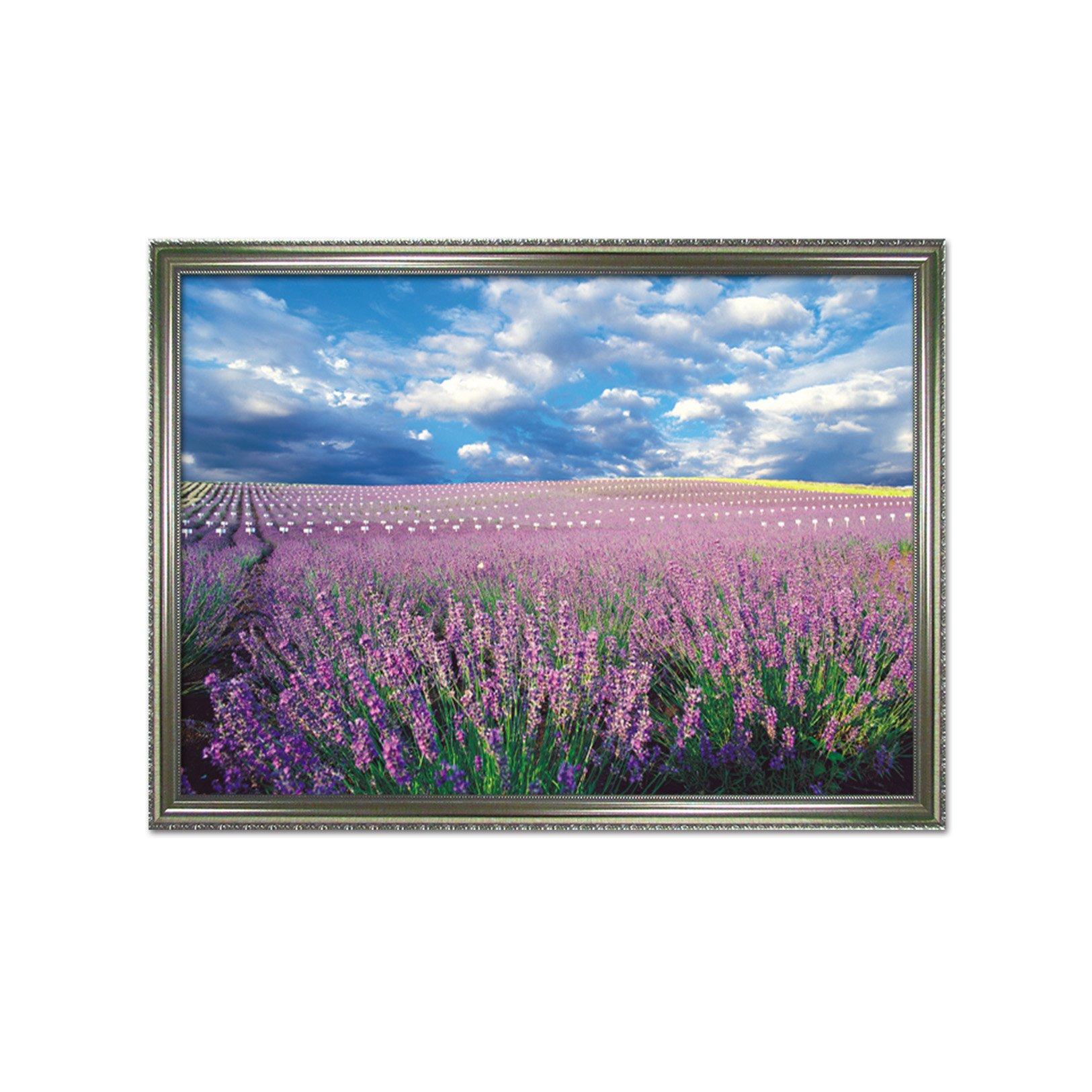 3D Lavender Sea 199 Fake Framed Print Painting Wallpaper AJ Creativity Home