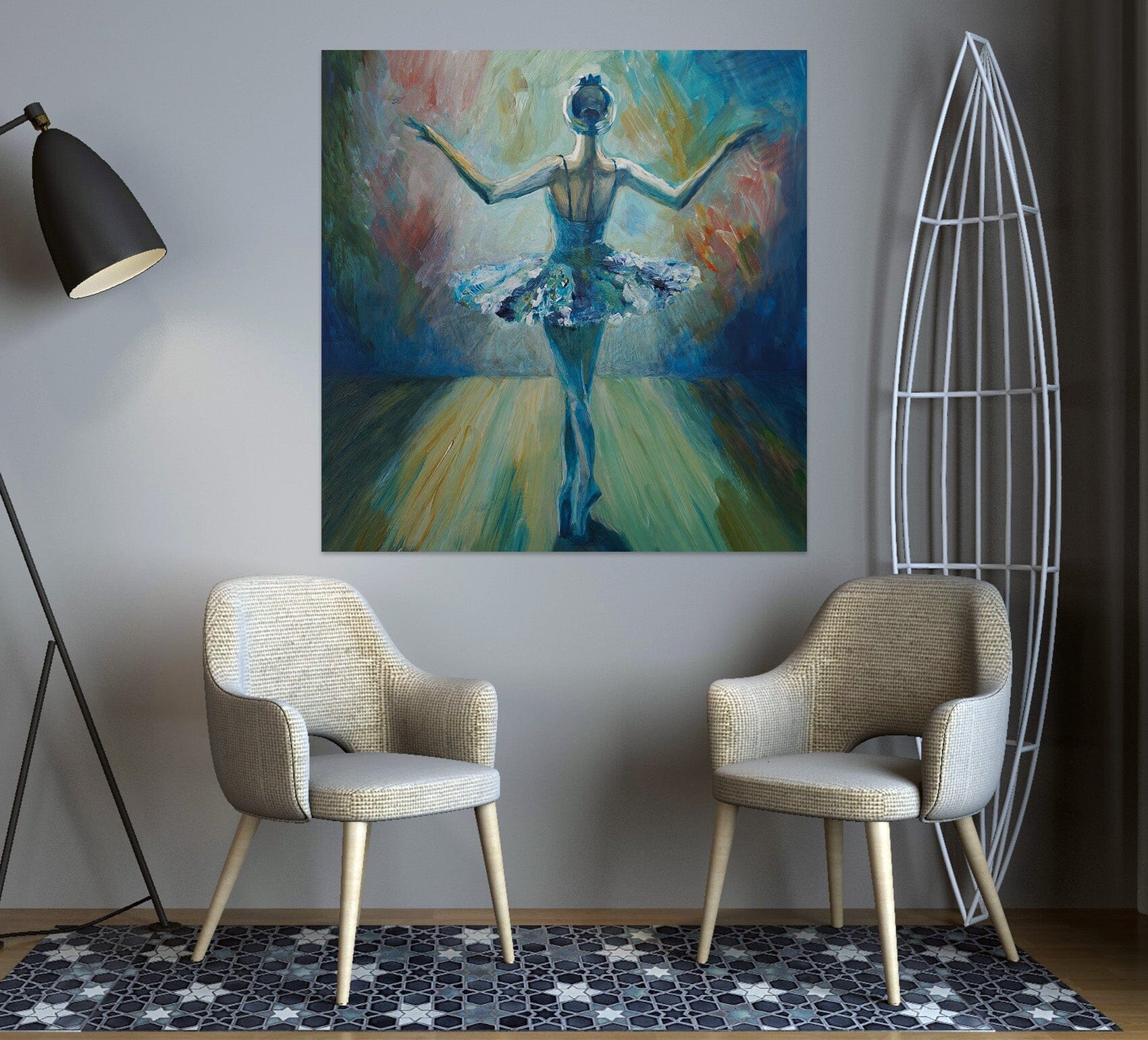 3D Ballet Dancer 1006 Wall Sticker Wallpaper AJ Wallpaper 2