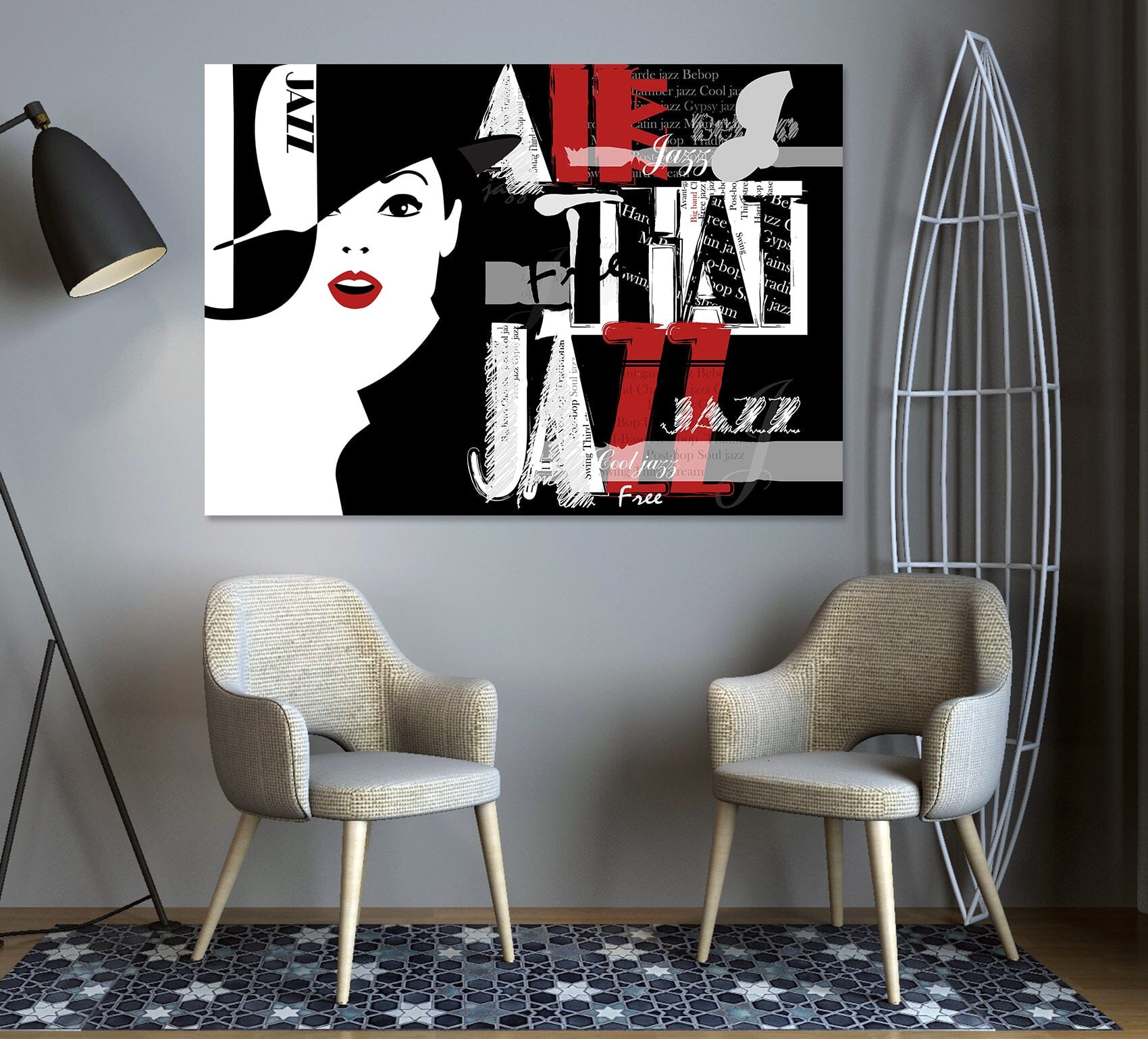 3D Red Lips Woman 1043 Wall Sticker Wallpaper AJ Wallpaper 2
