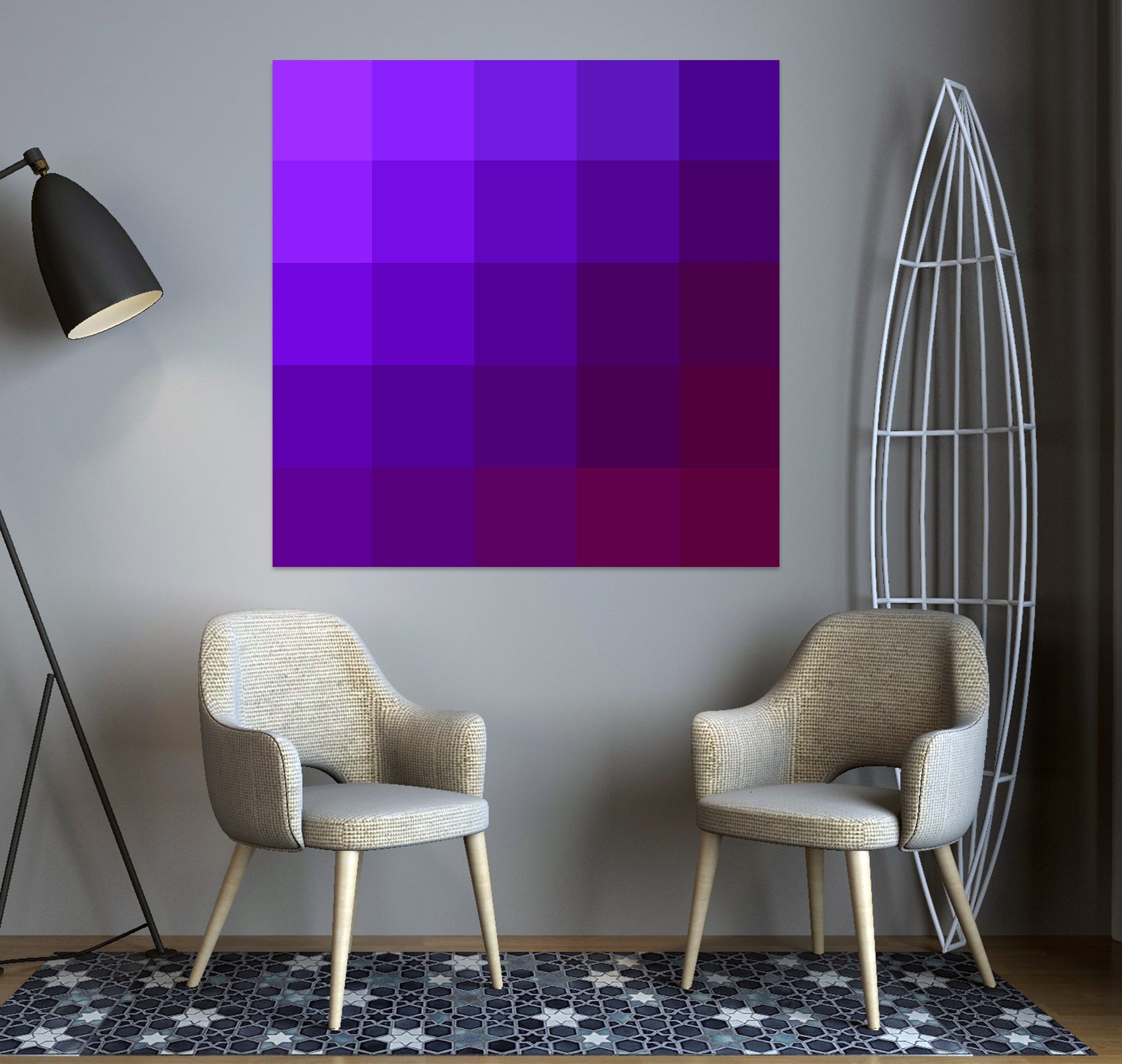 3D Purple 70144 Shandra Smith Wall Sticker