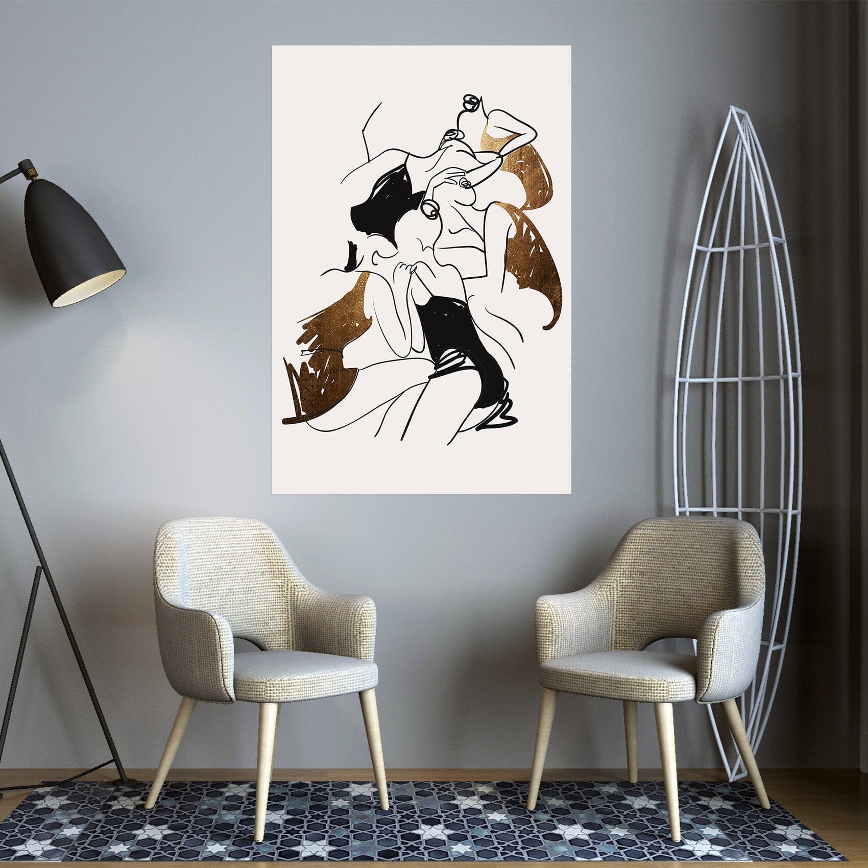 3D Sketch Pattern 110 Boris Draschoff Wall Sticker Wallpaper AJ Wallpaper 2