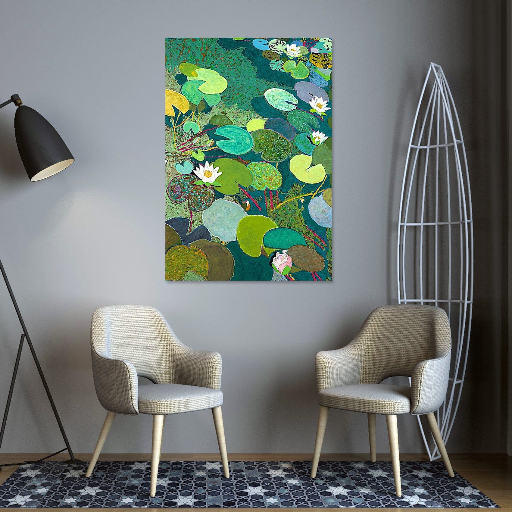 3D Lazy Pond 282 Allan P. Friedlander Wall Sticker Wallpaper AJ Wallpaper 2